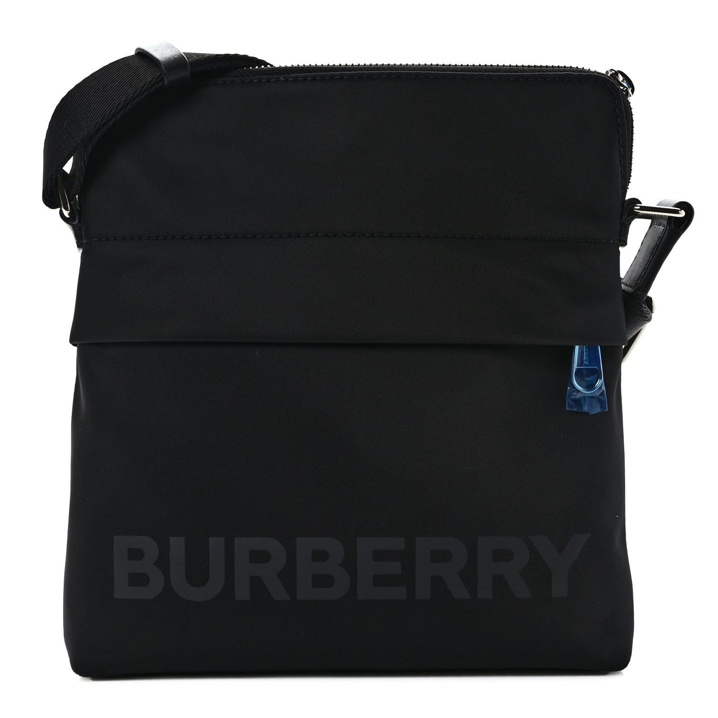 Econyl Logo Print Crossbody Bag Black