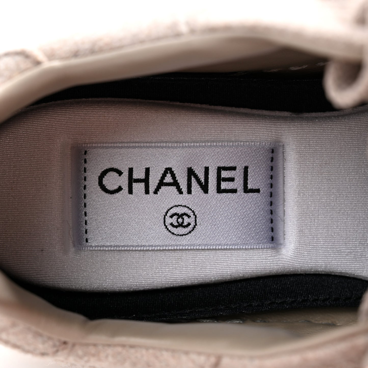 Wool Mixed Fibers Womens CC Sneakers 37.5 Beige