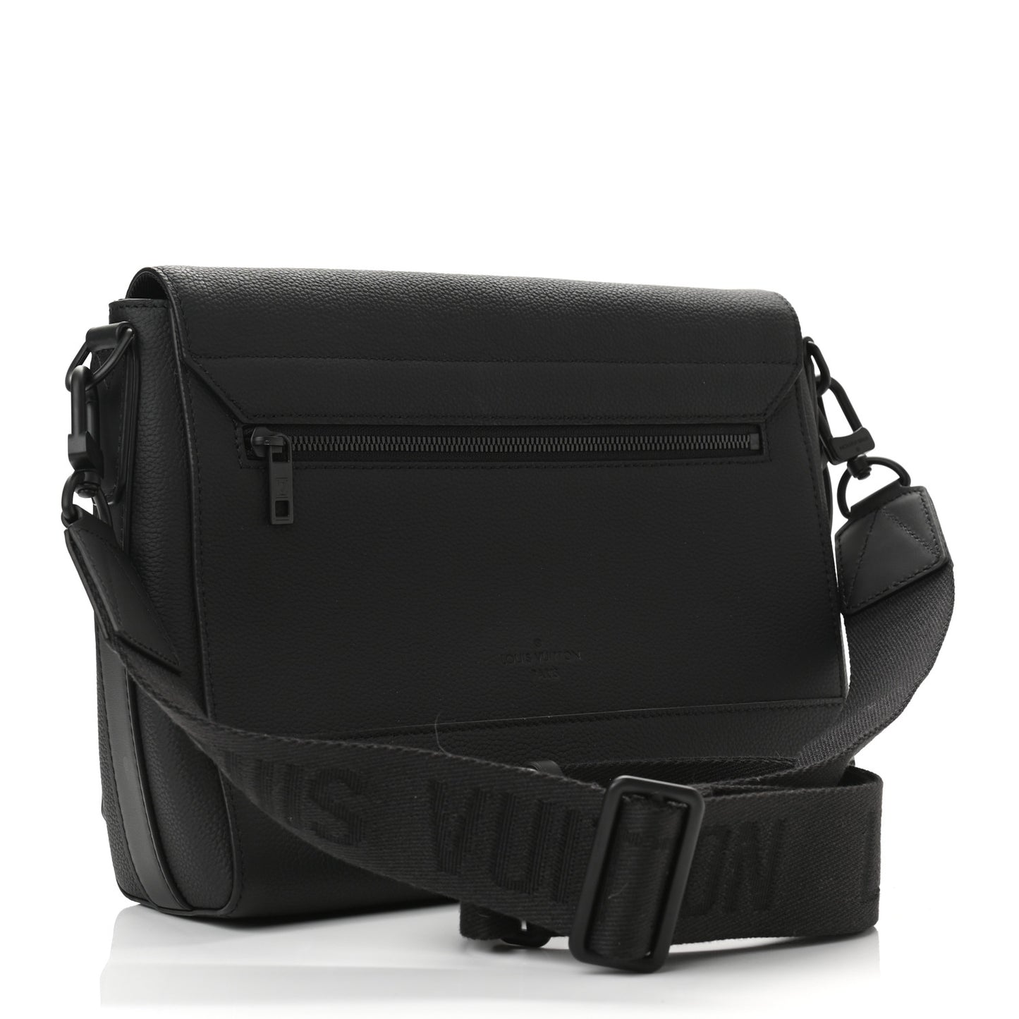 Calfskin Aerogram Messenger Black