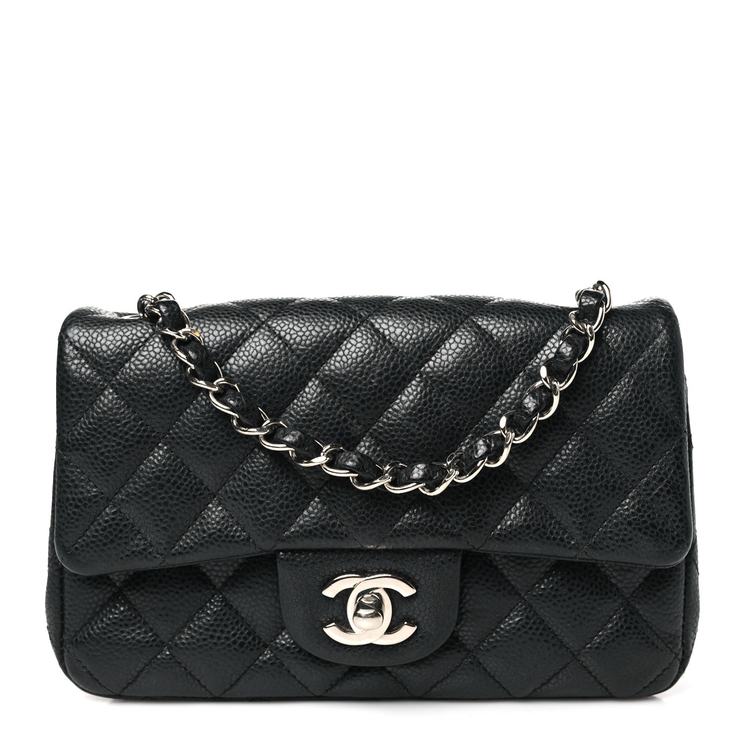 Chanel Caviar Quilted Mini Rectangular Flap Black 1 of 10