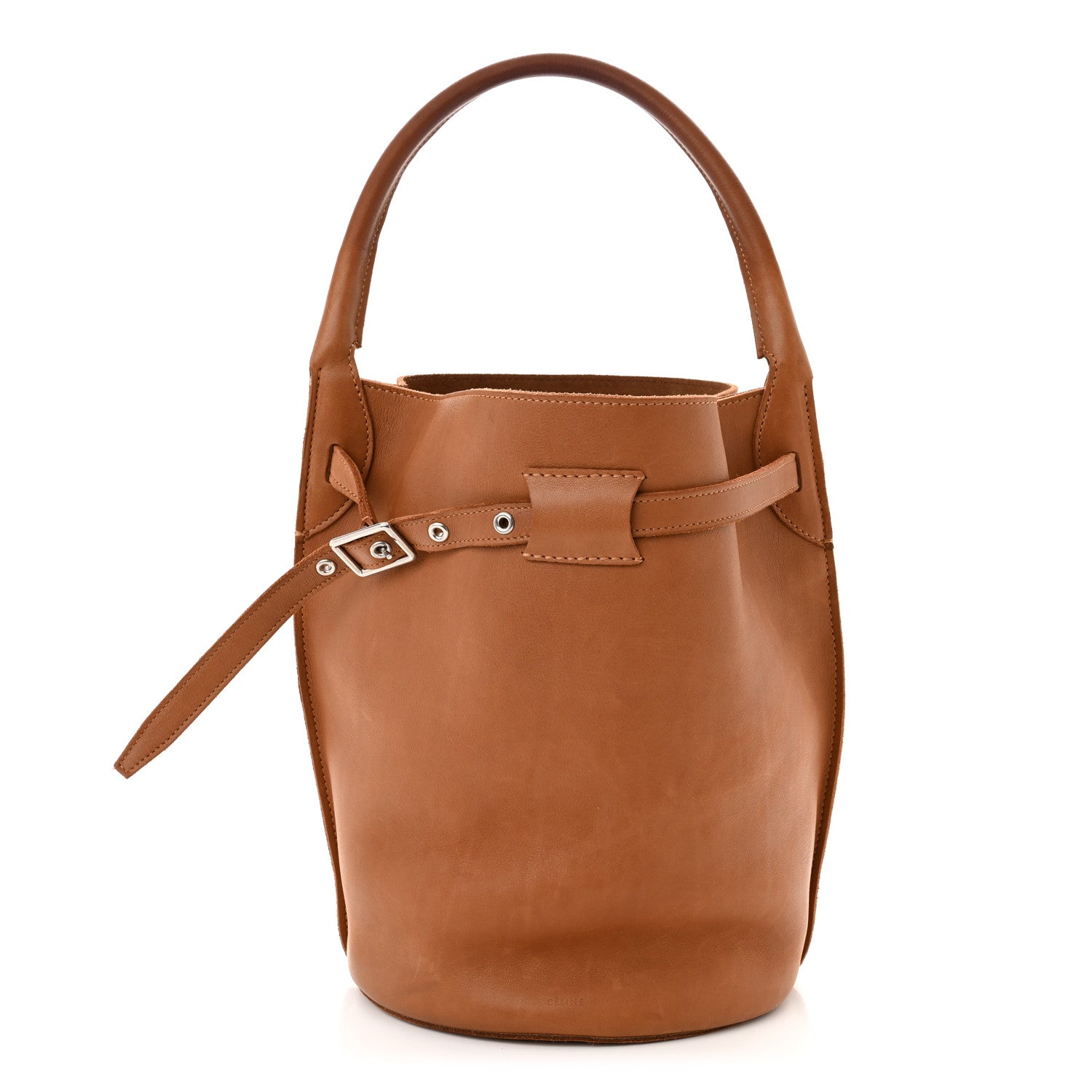 Celine Smooth Calfskin Big Bucket Bag Tan 2 of 9