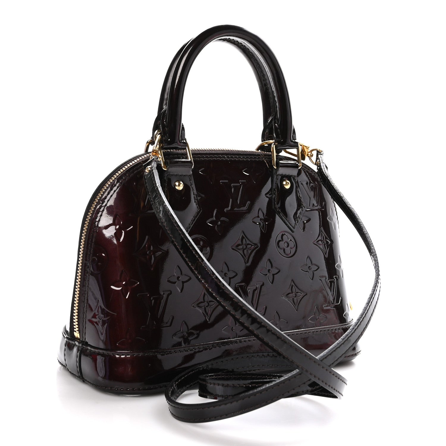 Louis Vuitton Vernis Alma BB Amarante 3 of 9