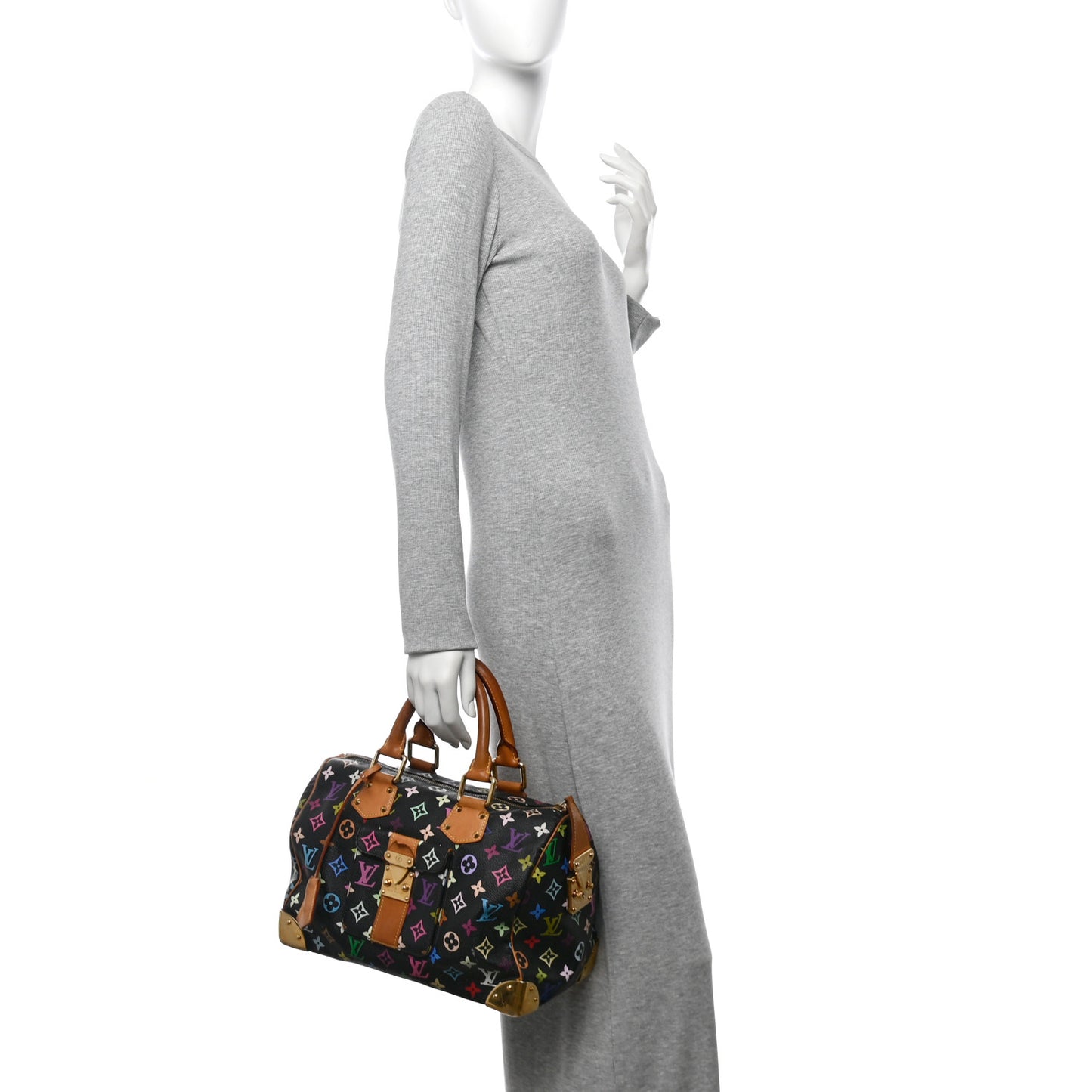 Monogram Multicolor Speedy 30 Black