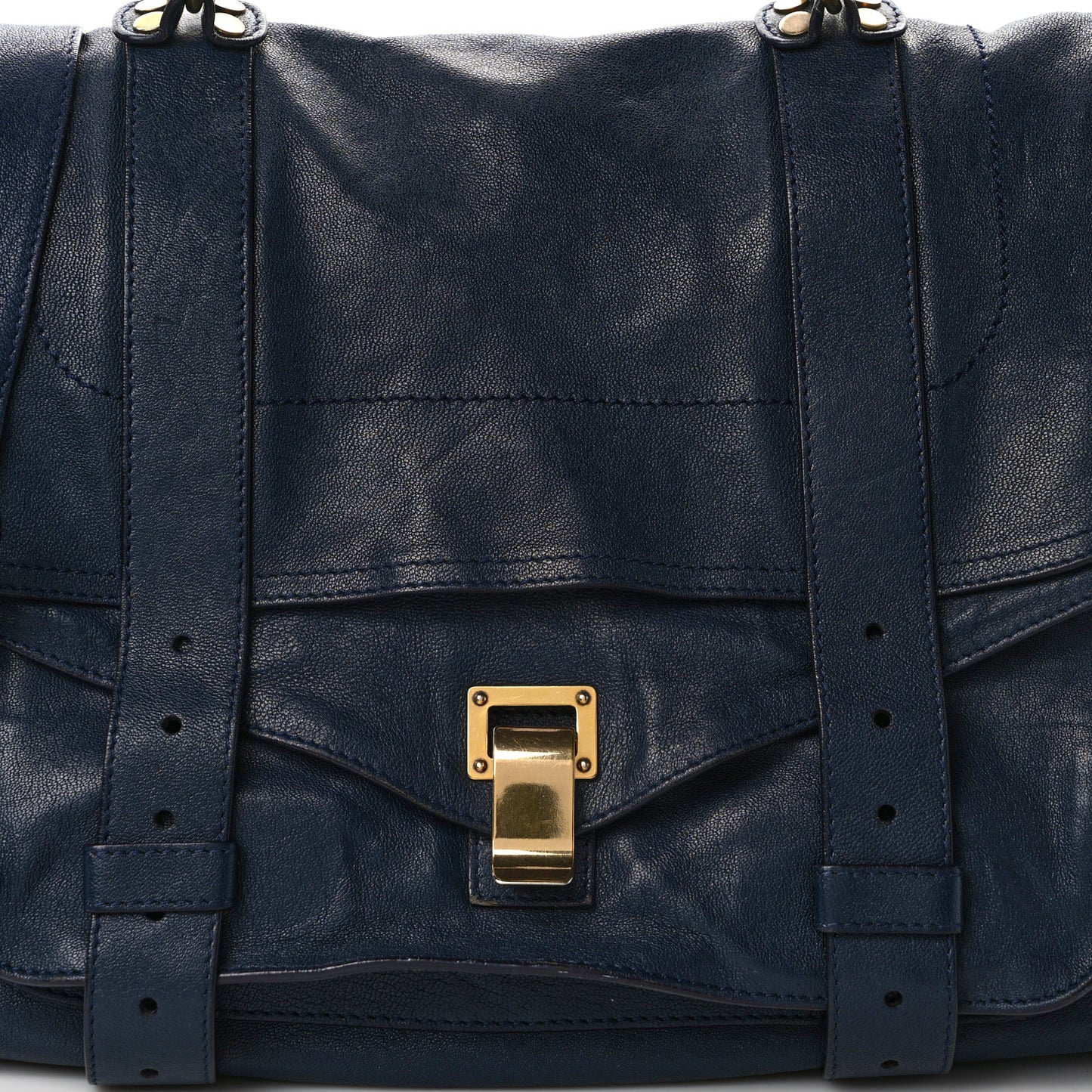 Lambskin Medium PS1 Satchel Midnight