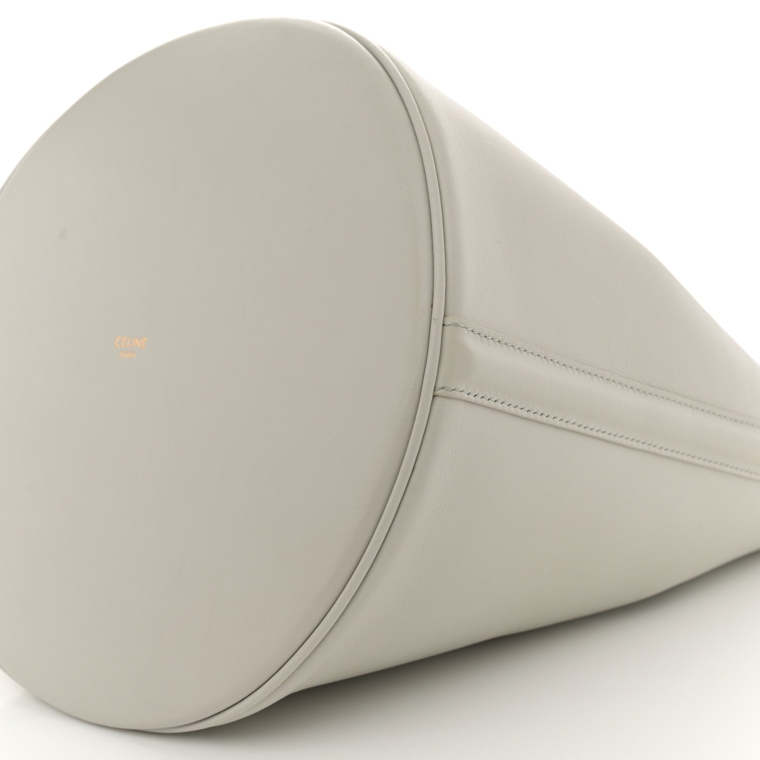 Celine Smooth Calfskin Bucket 16 Bag Light Stone 11 of 13