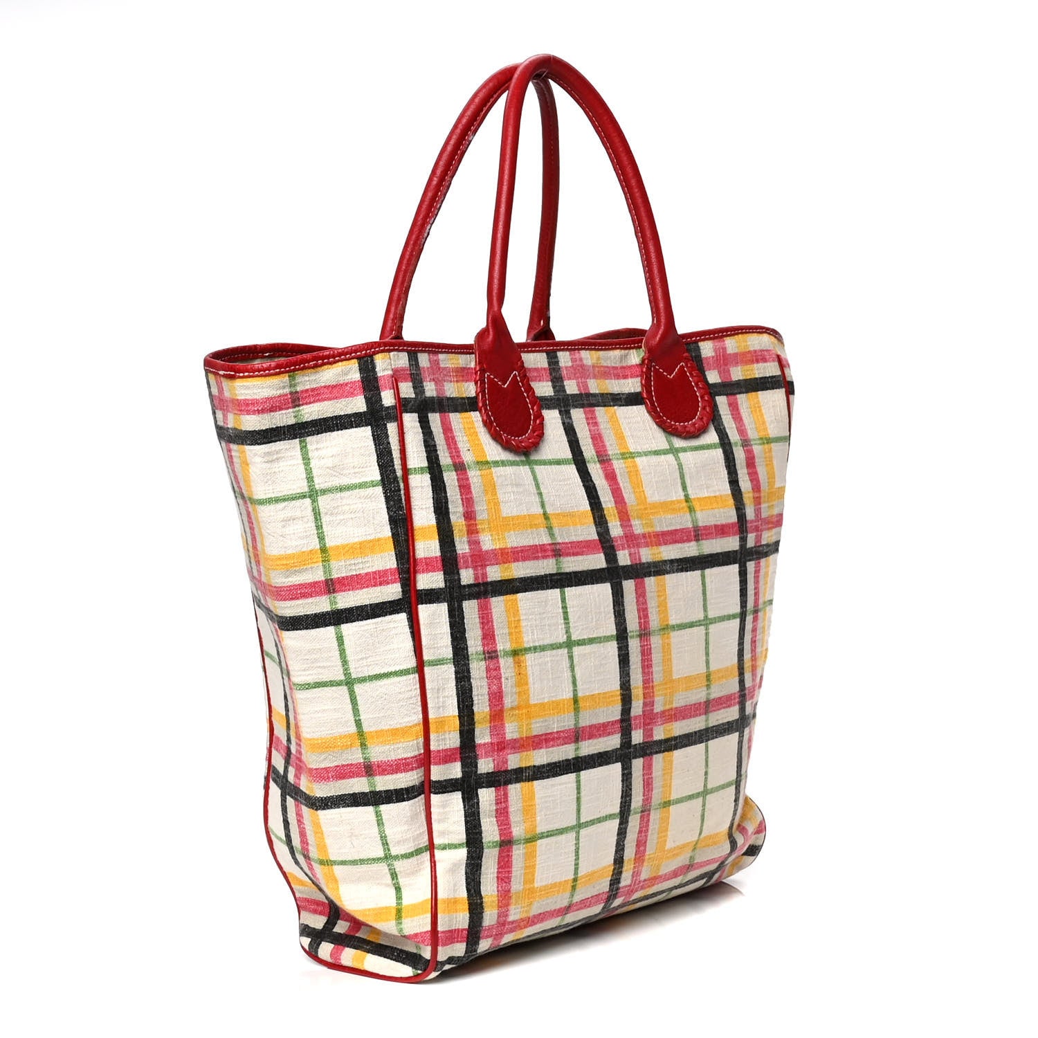 Burberry Canvas Check Tote Multicolor 2 of 7