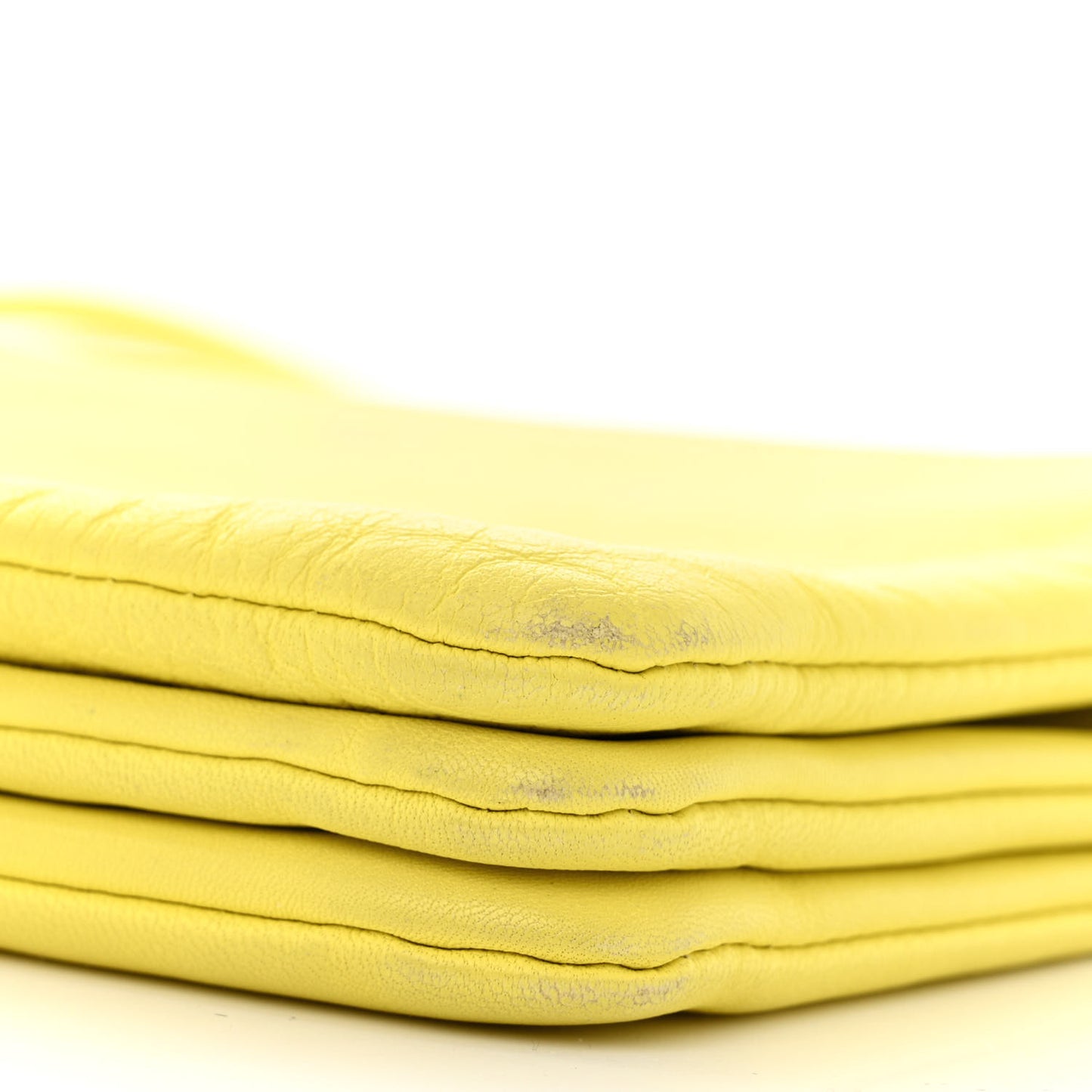 Lambskin Small Trio Crossbody Bag Citron