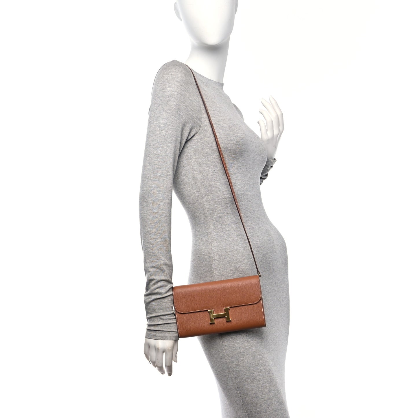 Evercolor Constance Wallet To Go Gold