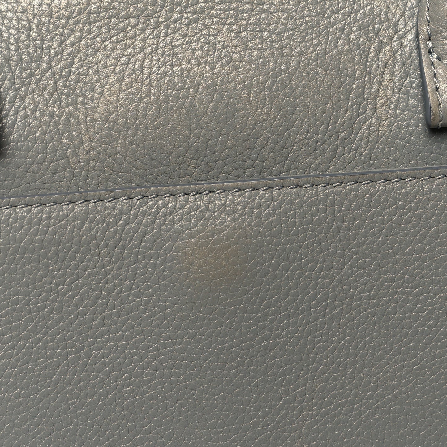 Grained Calfskin Small Neo Executive Shopper Tote Grey