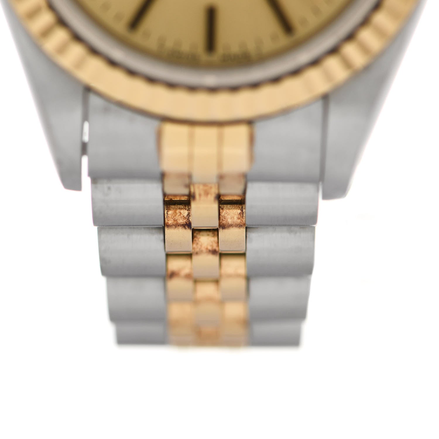 Rolex Stainless Steel 18K Yellow Gold 26mm Oyster Perpetual Datejust Watch Champagne 69173 6 of 7