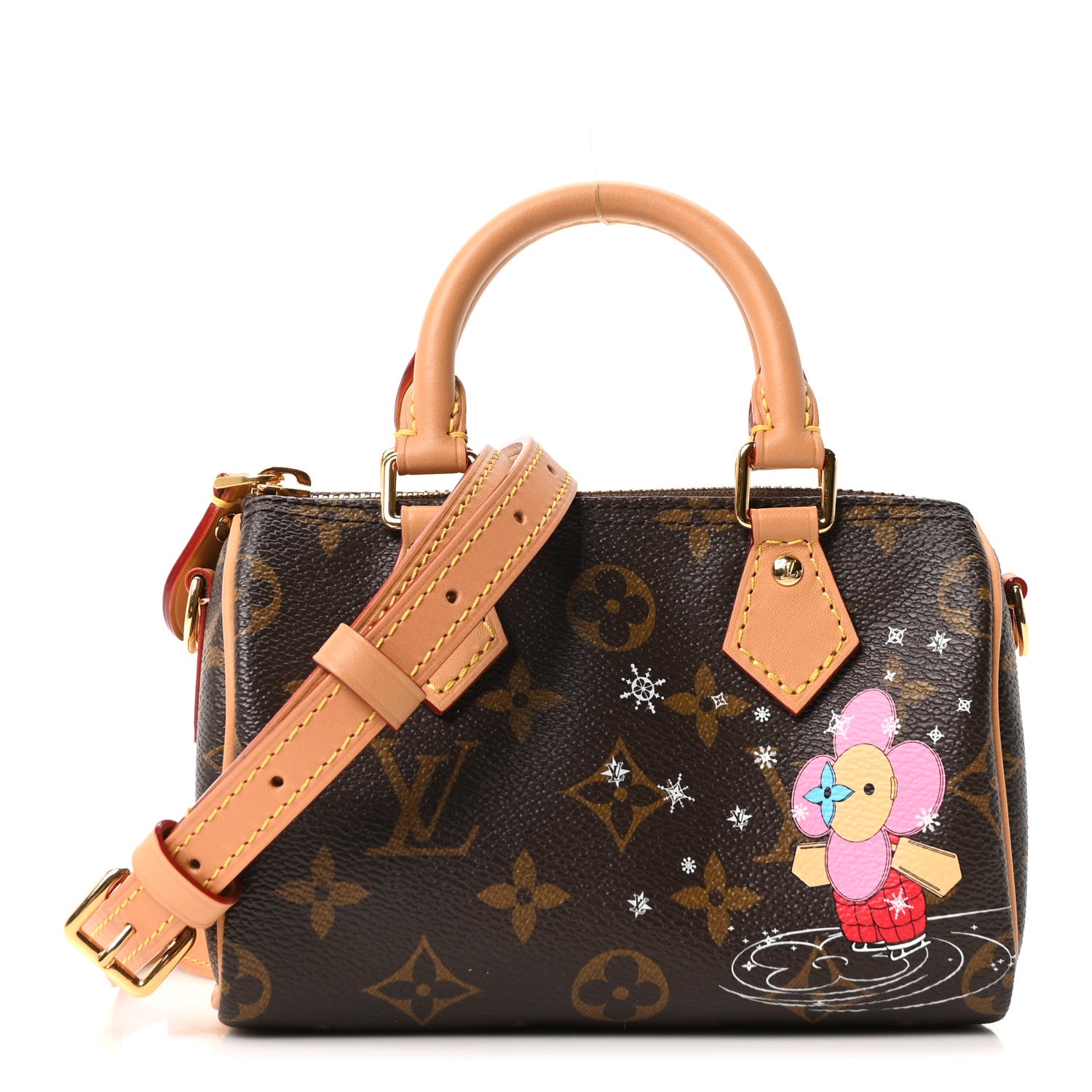 Louis Vuitton Monogram Vivienne Ice Skating Nano Speedy