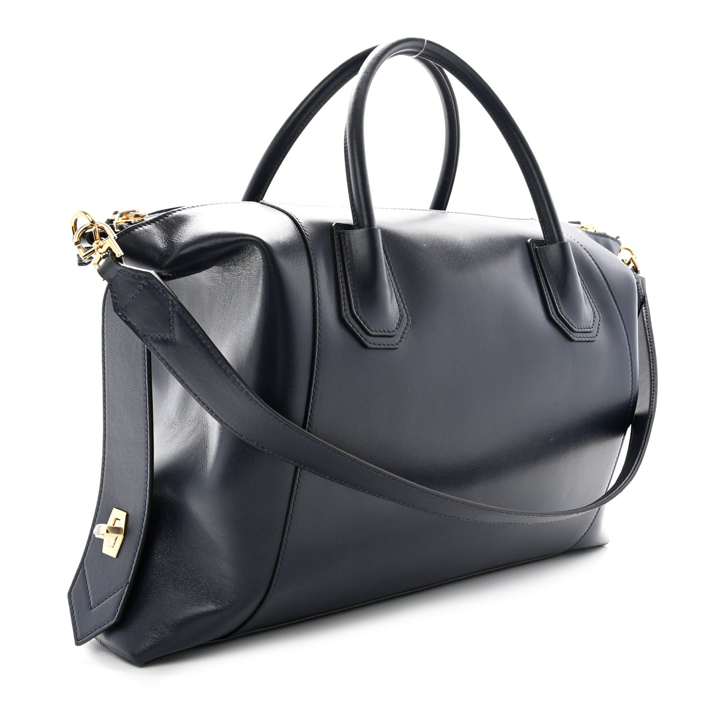 Smooth Calfskin Medium Soft Antigona Navy