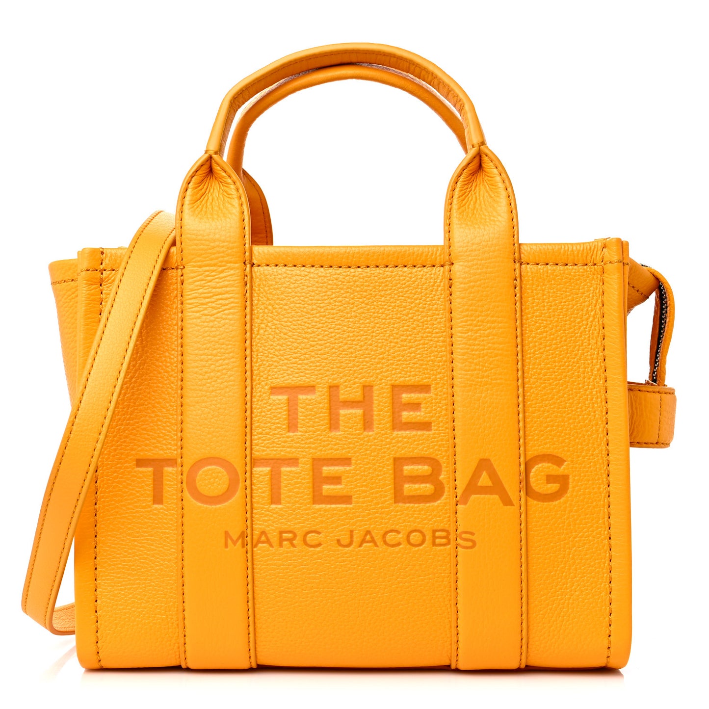 Grained Calfskin Small The Tote Bag Artisan Gold