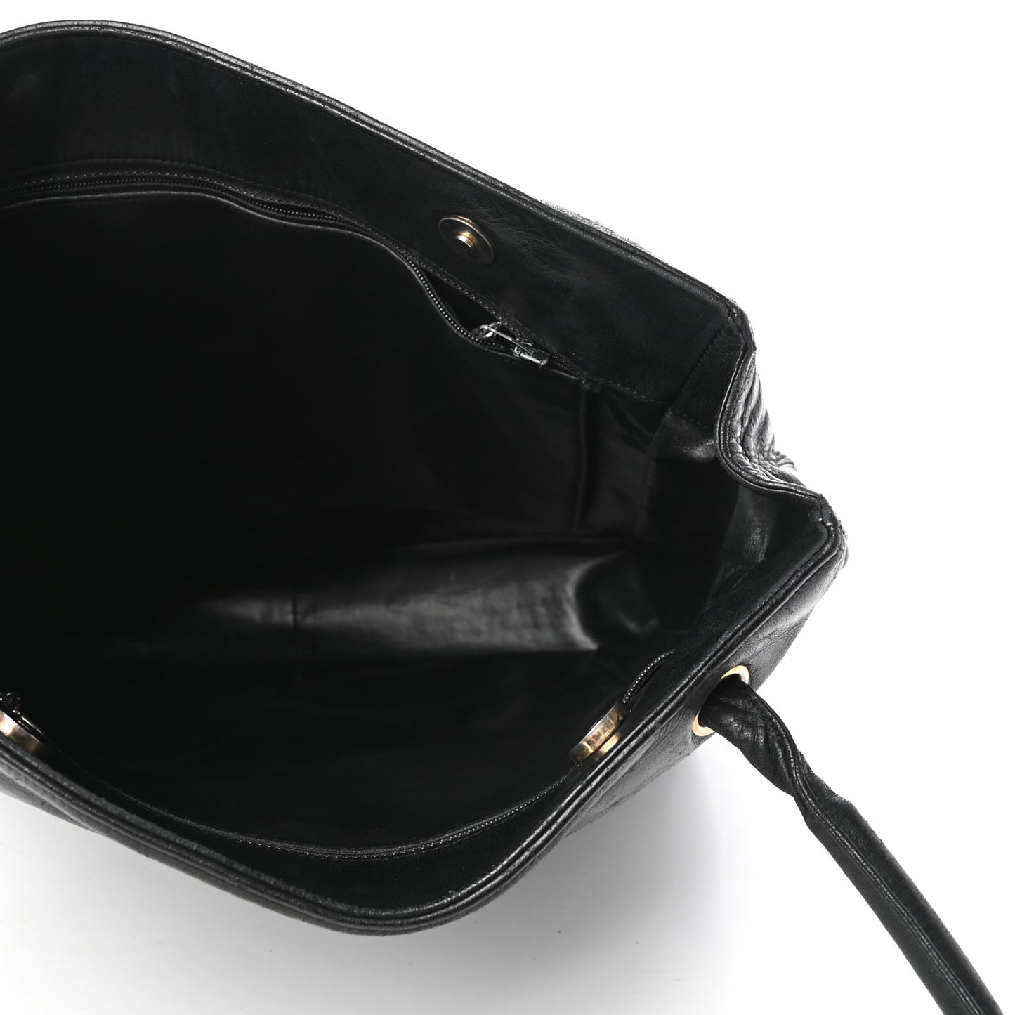 Lambskin CC Shoulder Bag Black