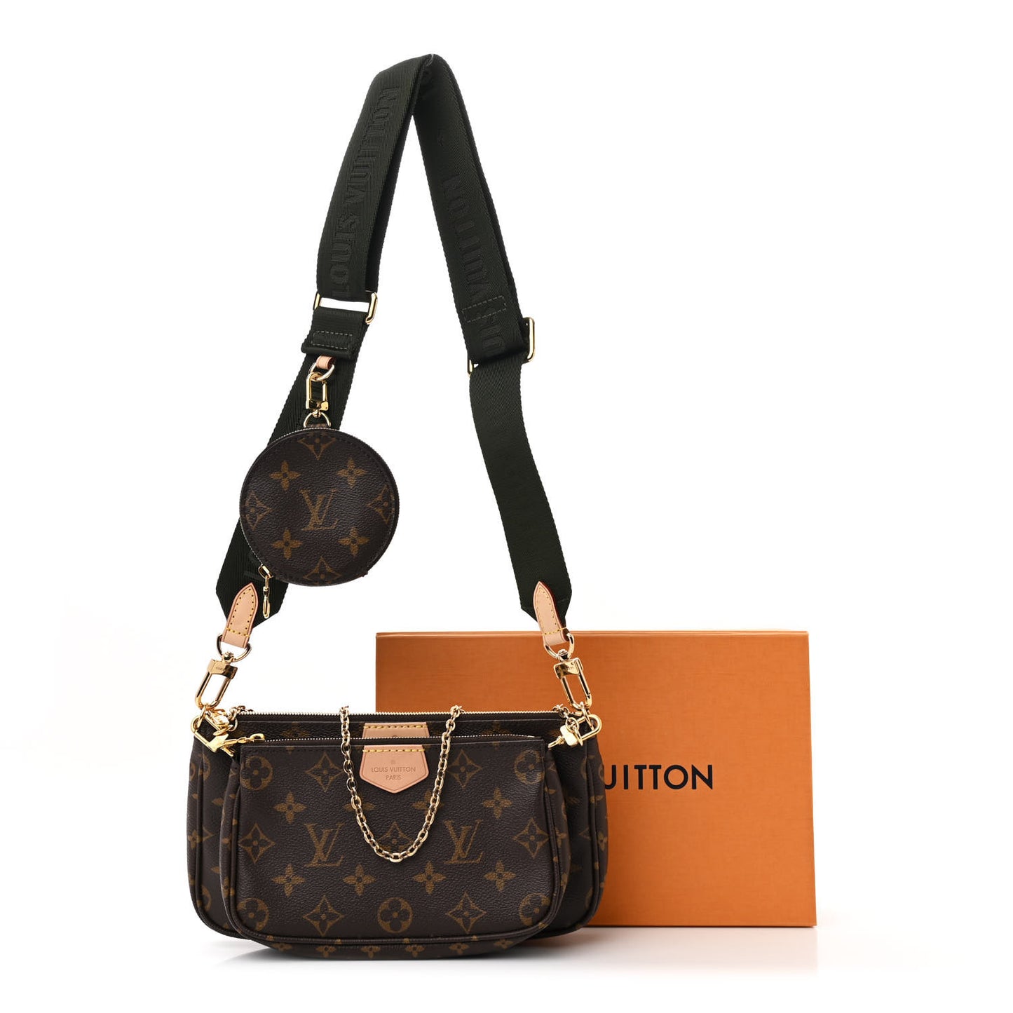 Monogram Multi Pochette Accessories Kaki