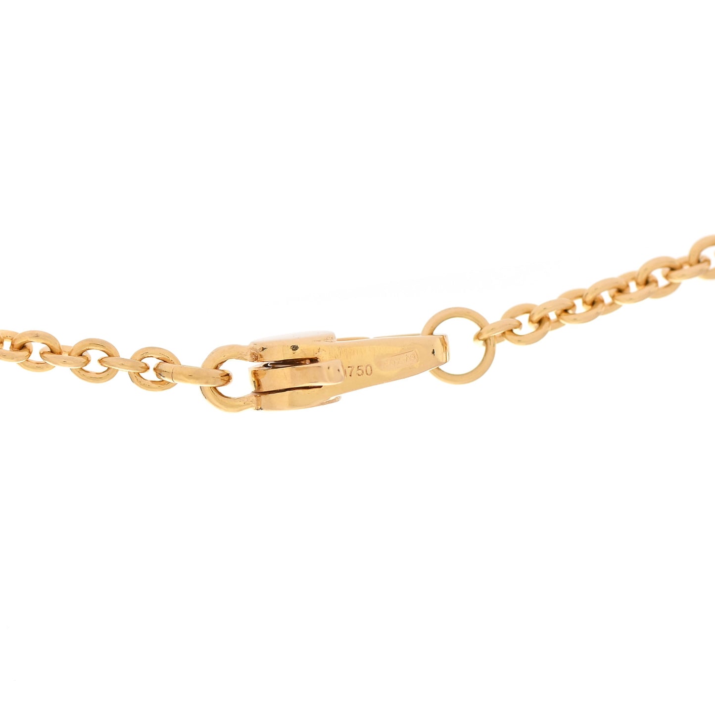 18K Yellow Gold Marina Pendant Necklace