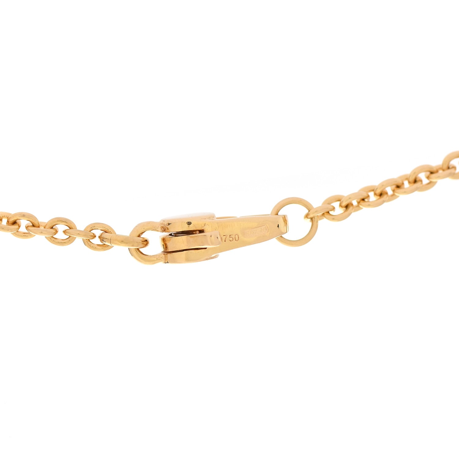 Gucci 18K Yellow Gold Marina Pendant Necklace 6 of 6