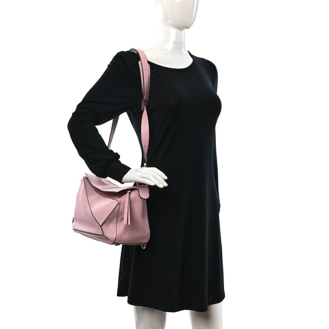 Calfskin Medium Puzzle Bag Light Pink