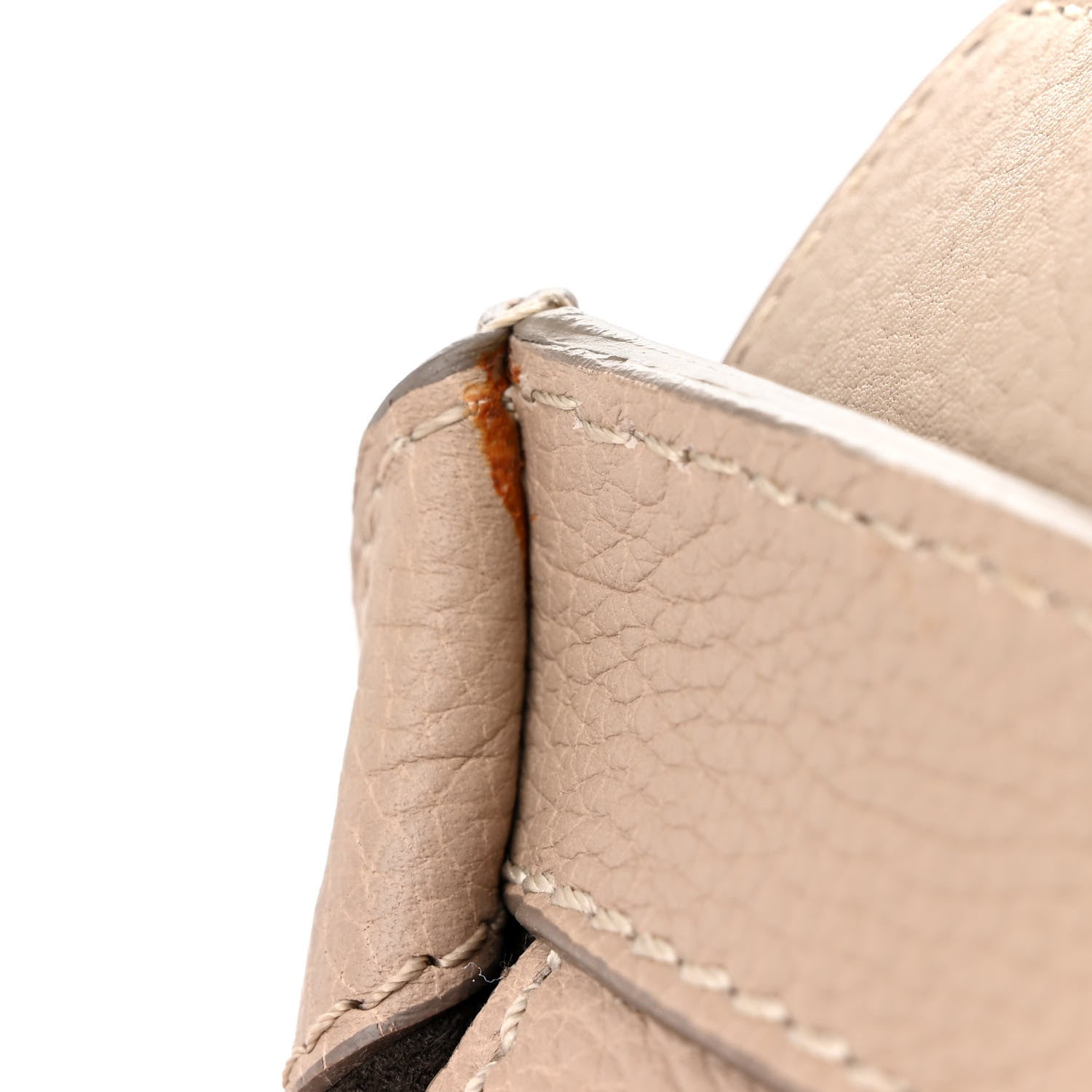 Celine Drummed Calfskin Mini Luggage Dune 15 of 20