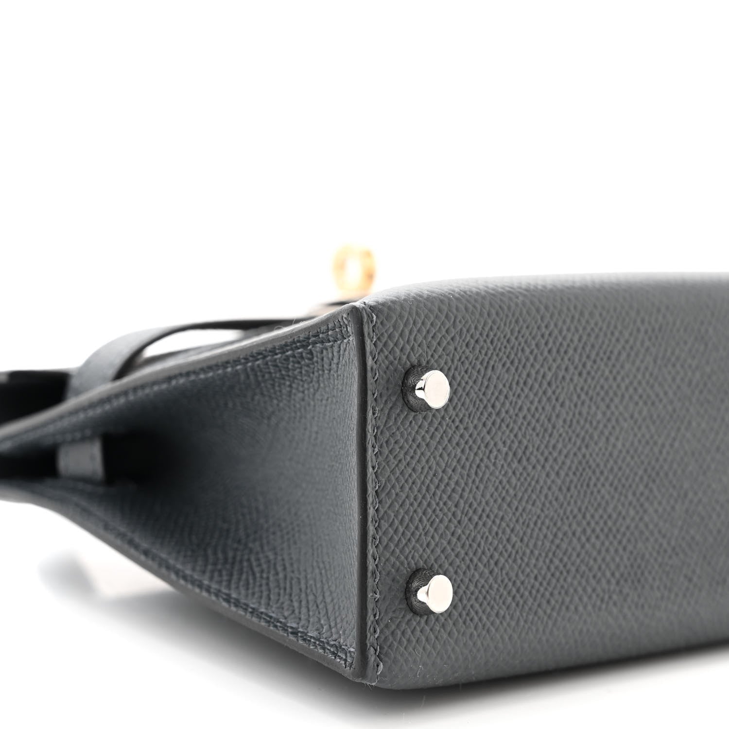 Hermes Epsom Mini Kelly Sellier 20 Gris Misty 9 of 11
