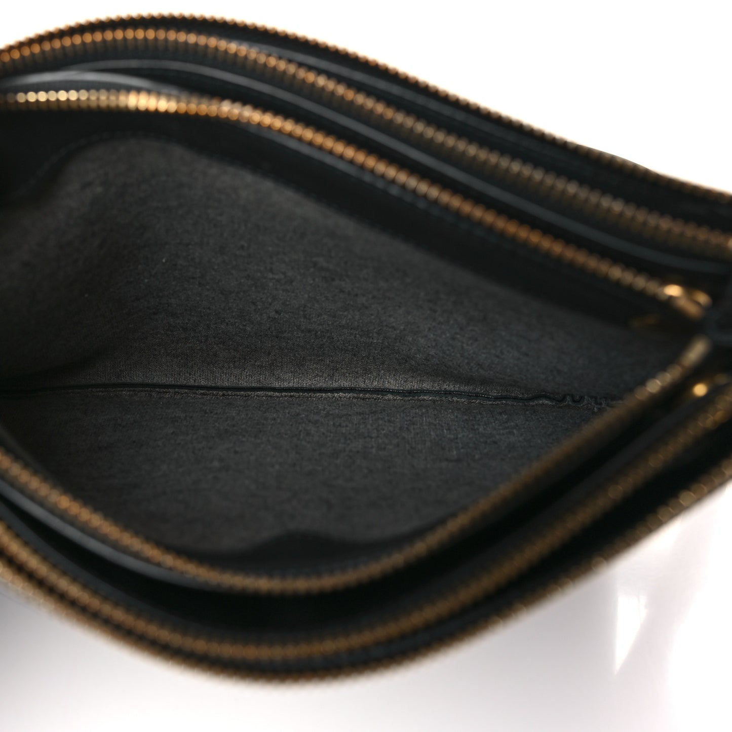 Lambskin Large Trio Crossbody Bag Black