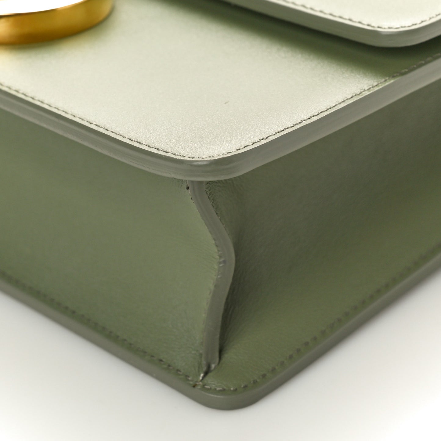 Smooth Calfskin 30 Montaigne Flap Bag Mint Green