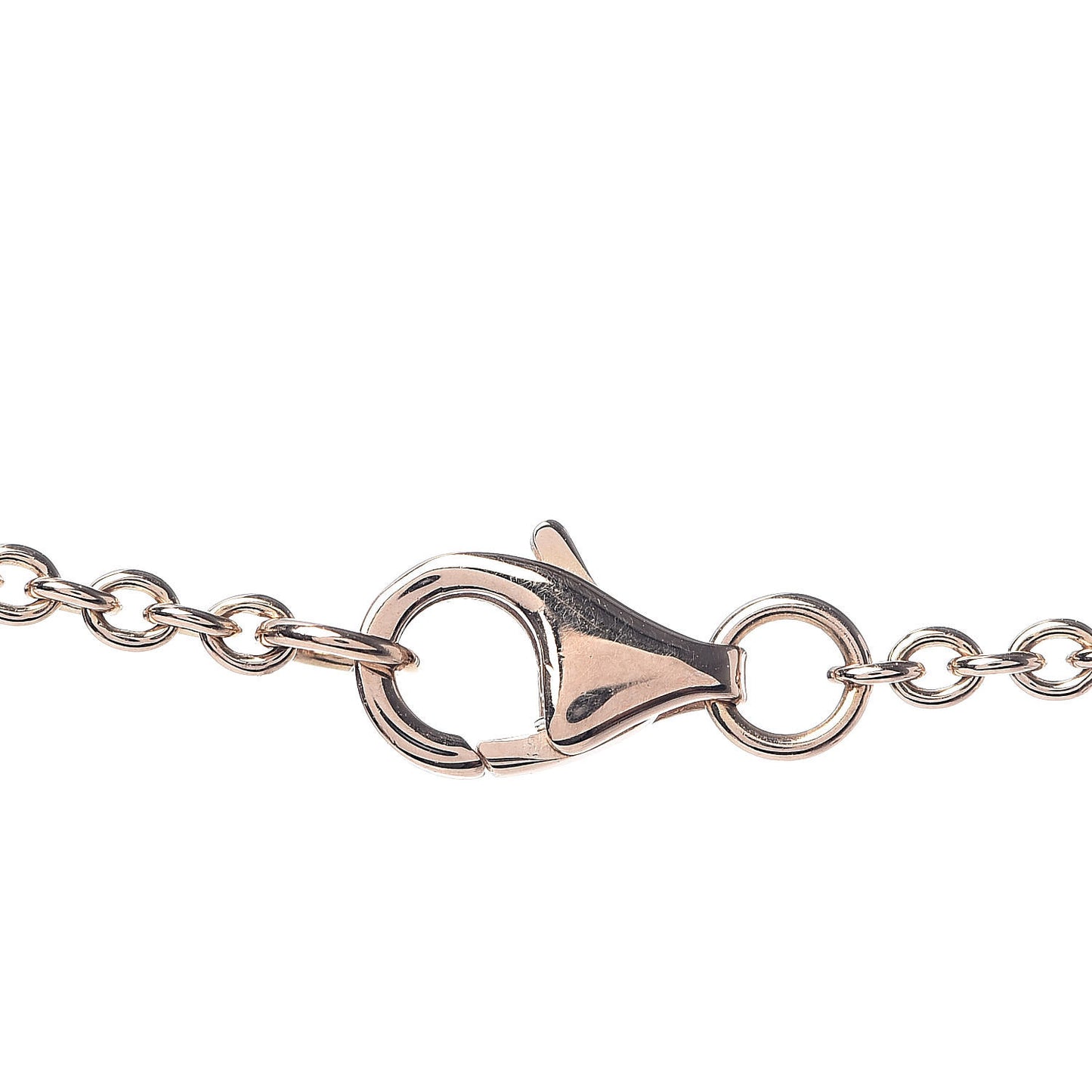 18K Pink Gold Interlocking LOVE Necklace
