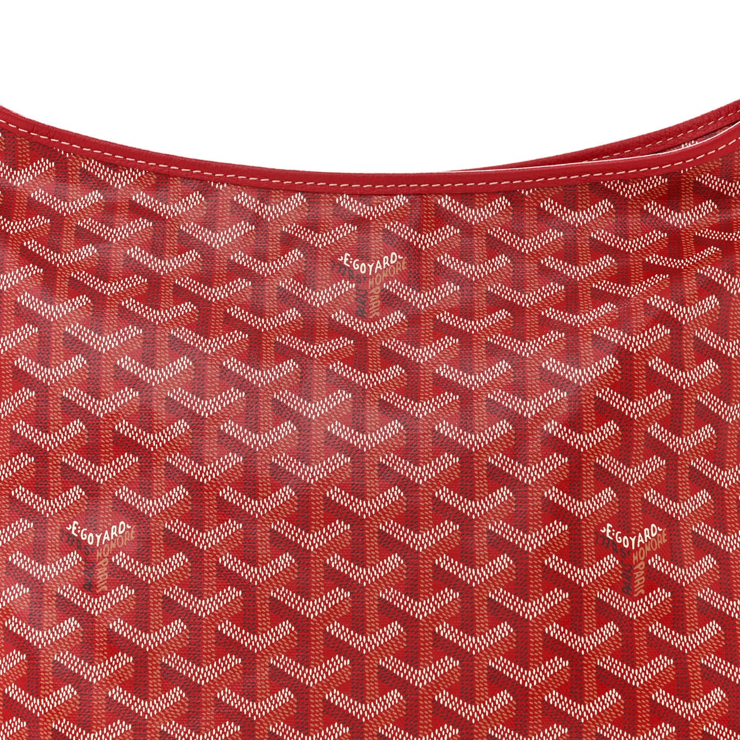 Goyardine Boheme Hobo Red