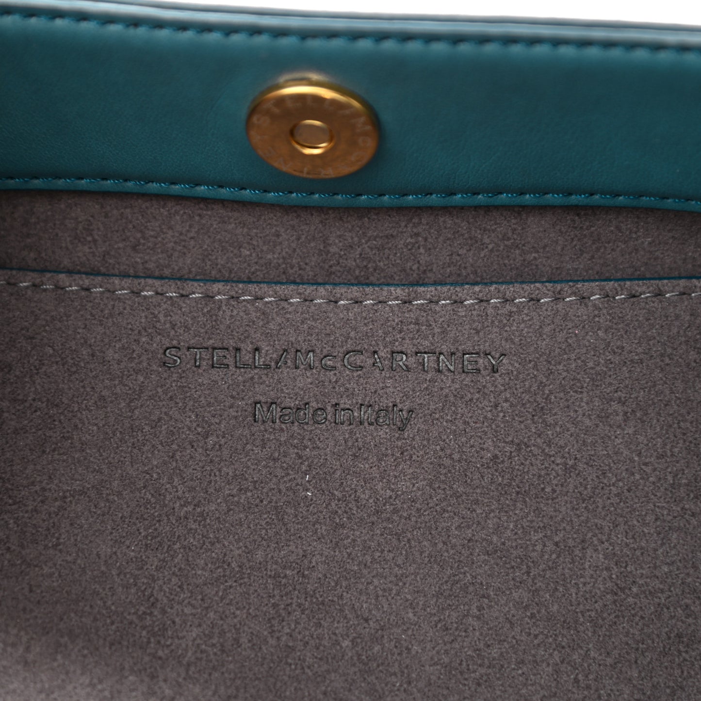 Eco Alter Nappa Medium Frayme Shoulder Bag Teal