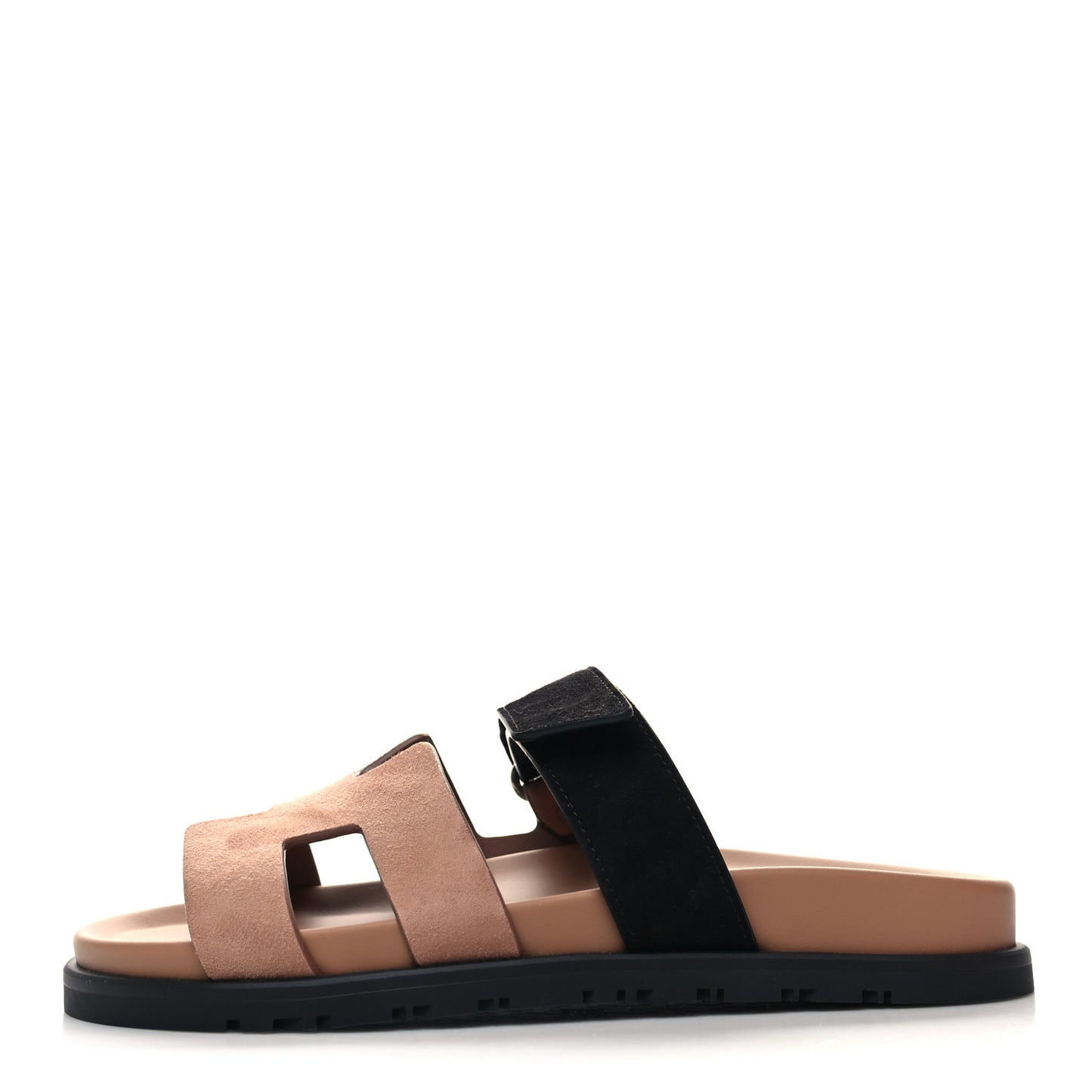 Suede Goatskin Womens Chypre Sandals 37 Rose Perle Black