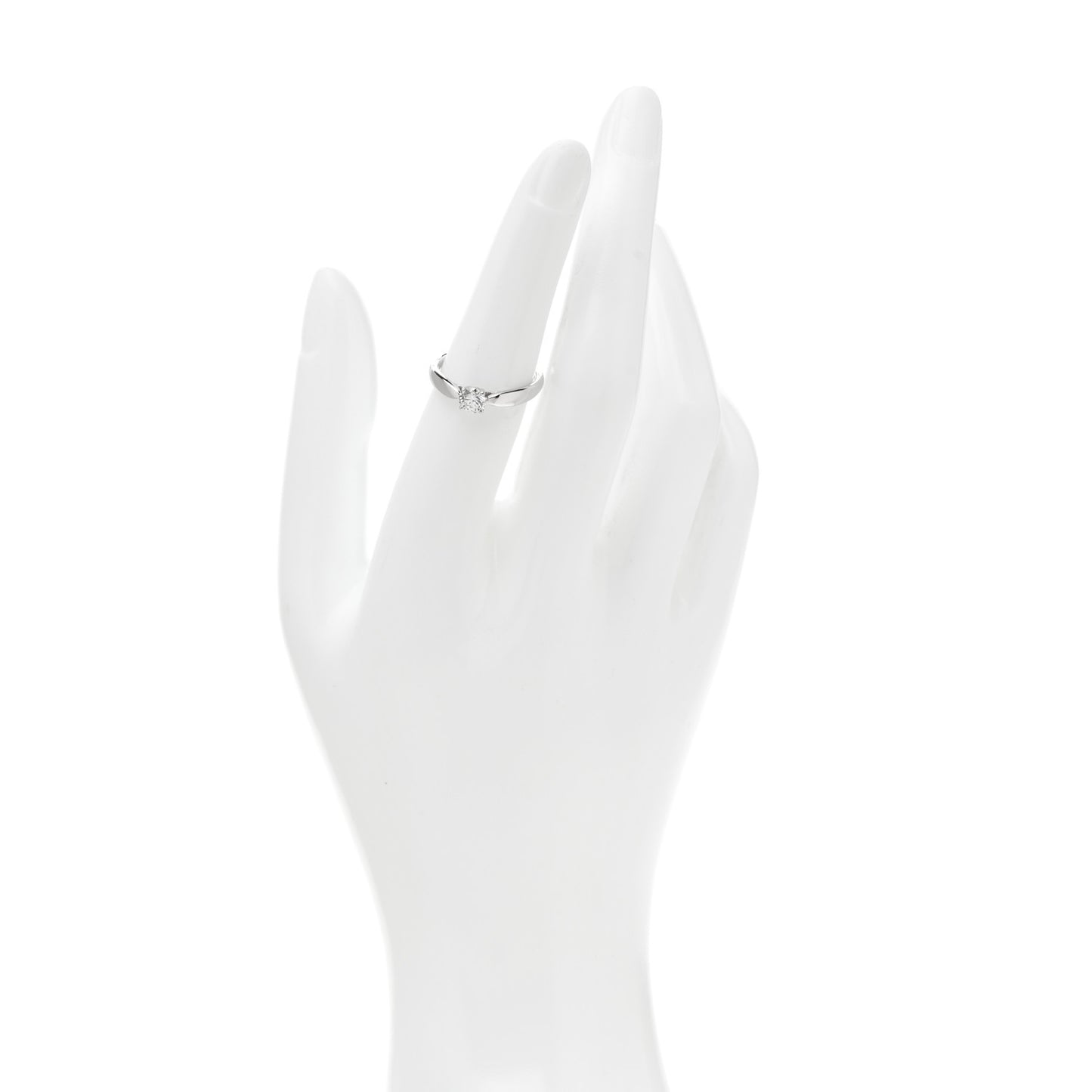 Platinum Diamond .38ct Harmony Solitaire Engagement Ring 52 6
