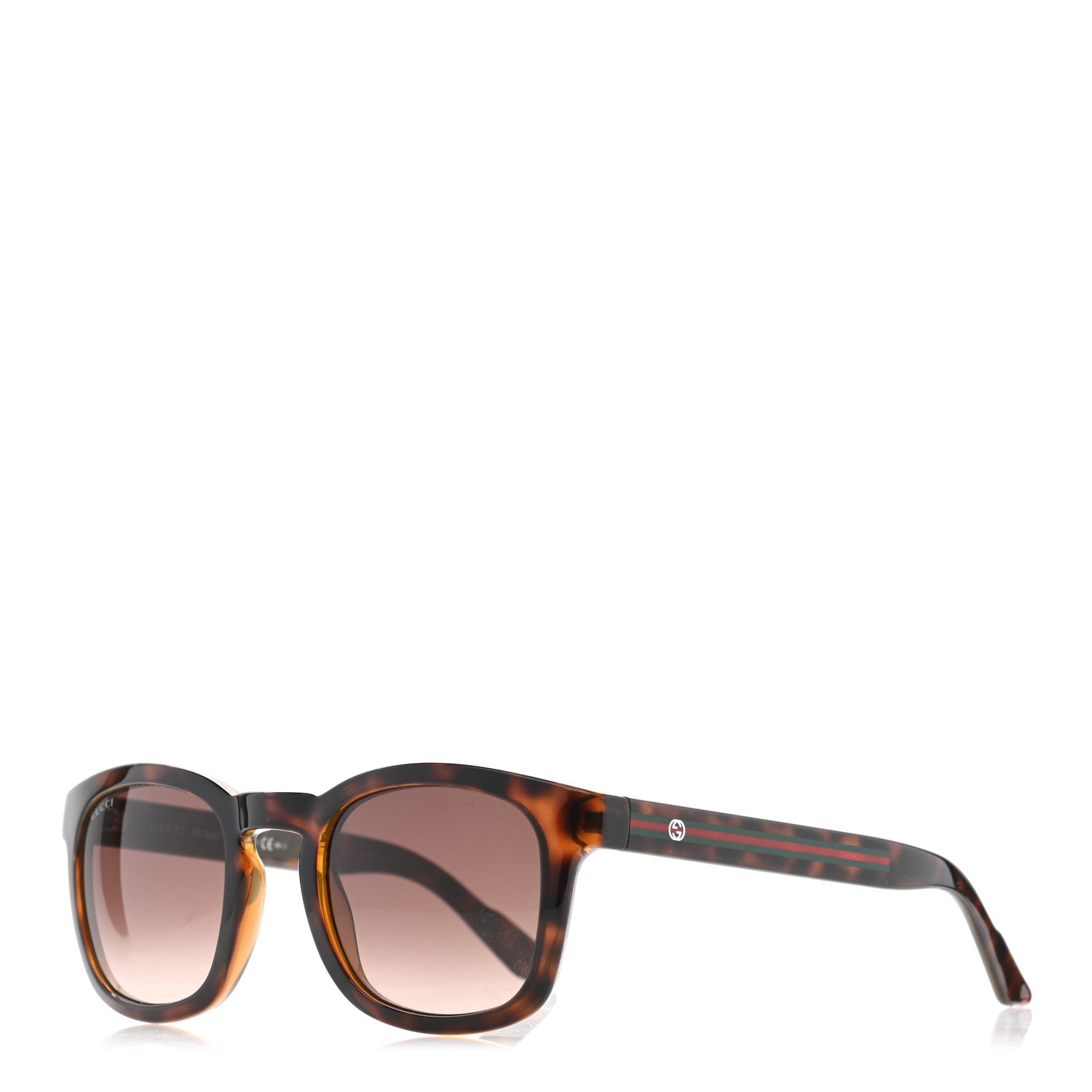 Gucci Acetate Square Core Sunglasses GG 1113/S Tortoise 1 of 7