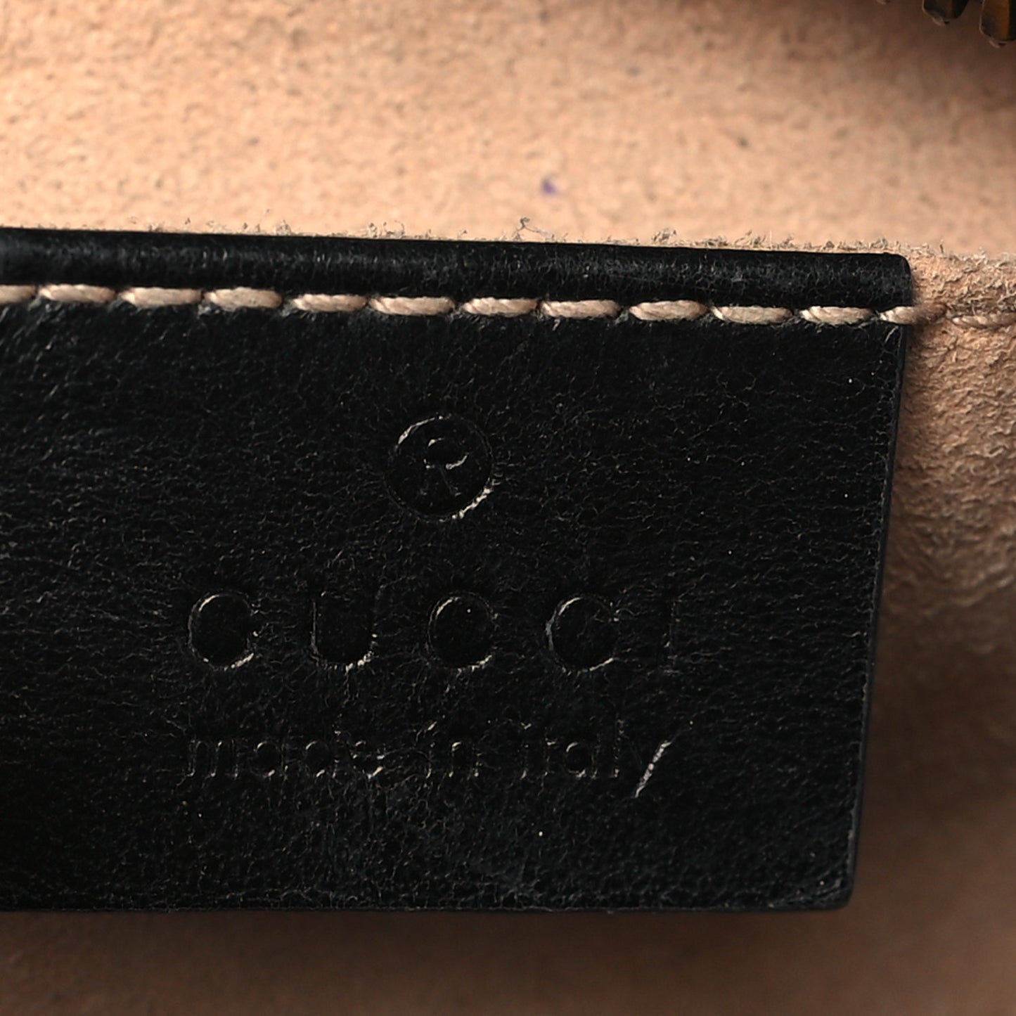 Calfskin Matelasse Small GG Marmont Chain Shoulder Bag Black