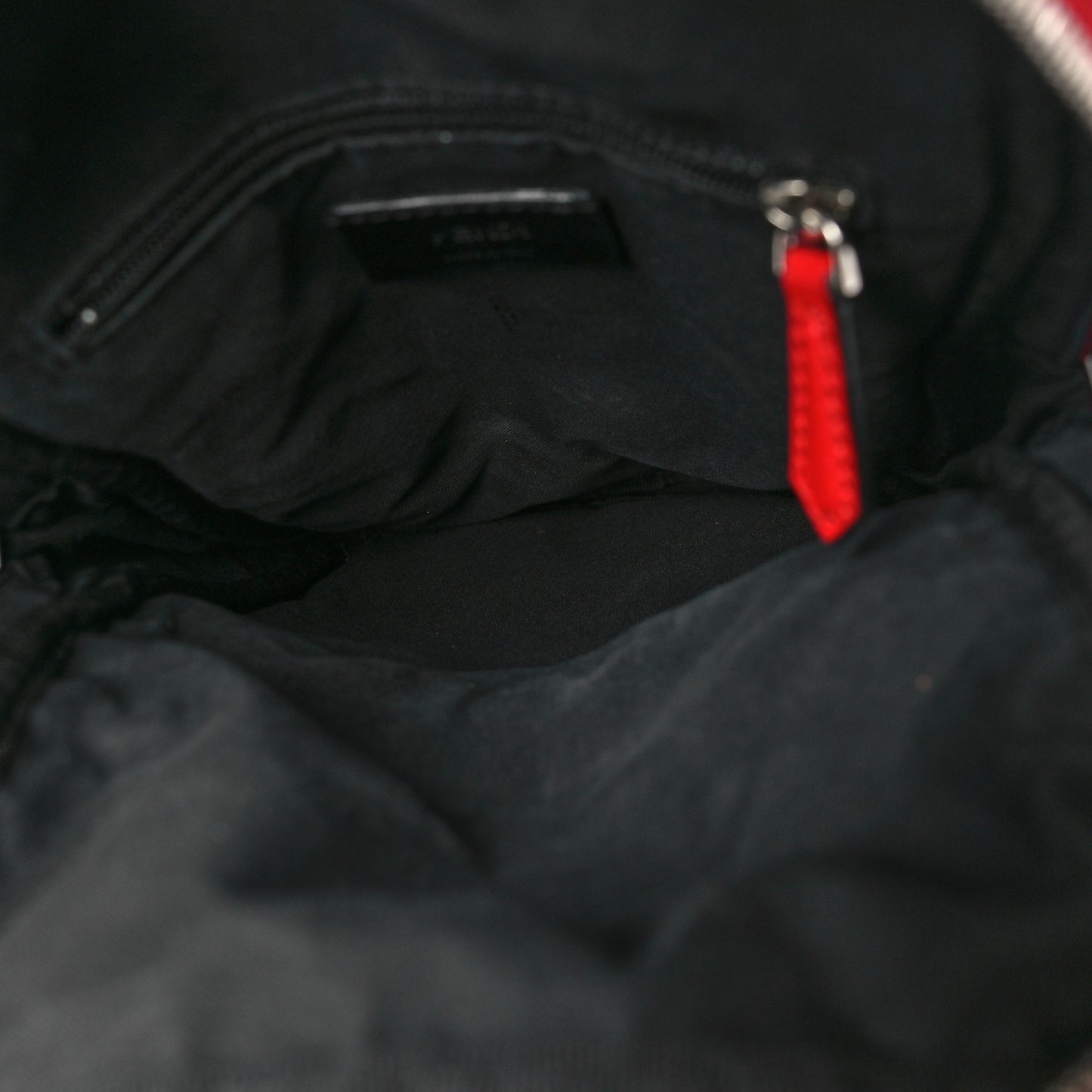 Nylon Vitello Liberty Monster Eyes Sling Bag Red