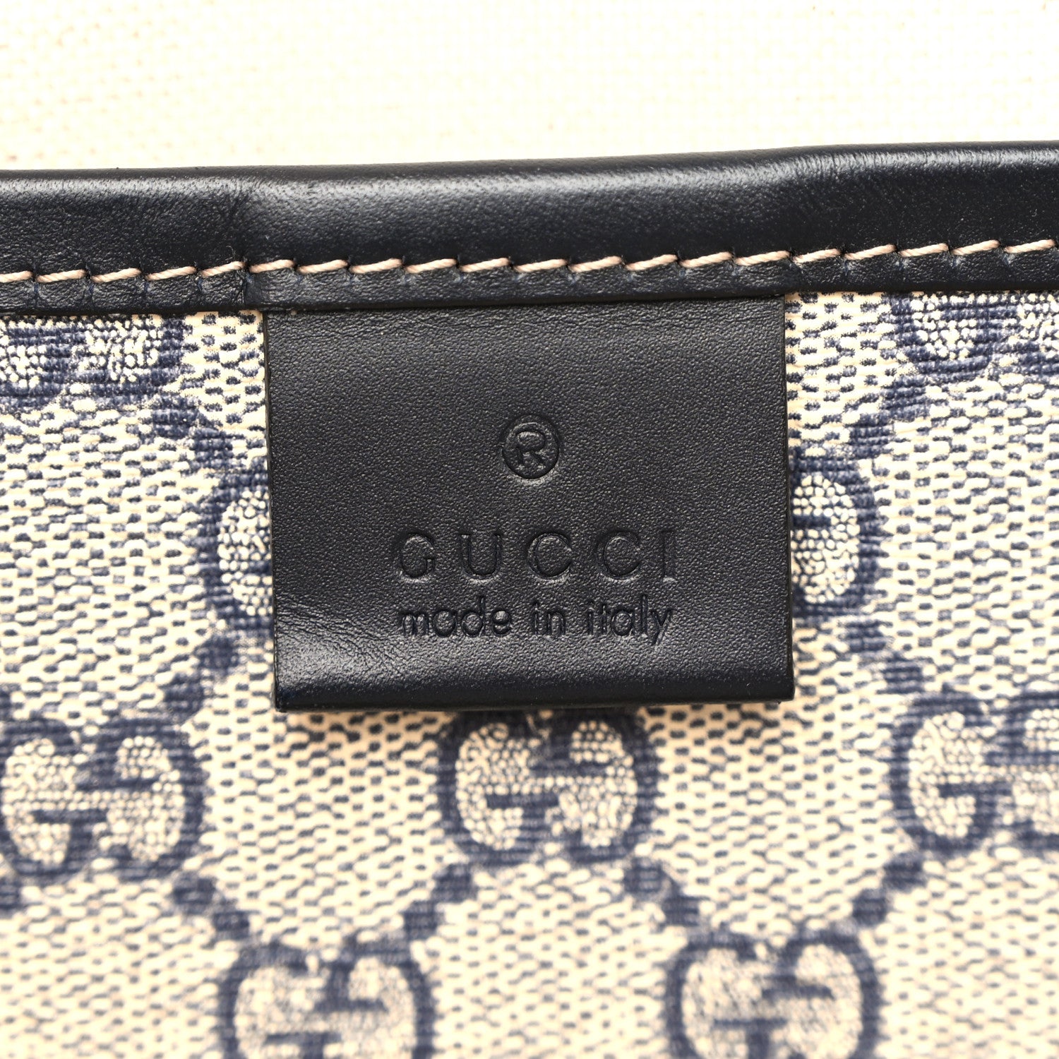 Gucci GG Plus Monogram Medium Signature Web Loop Tote Navy 6 of 12