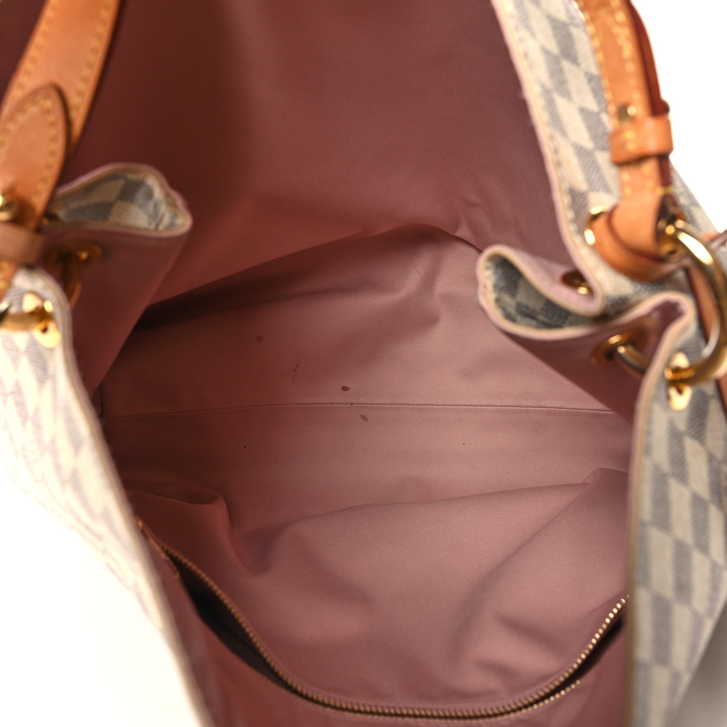 Damier Azur Graceful MM Rose Ballerine