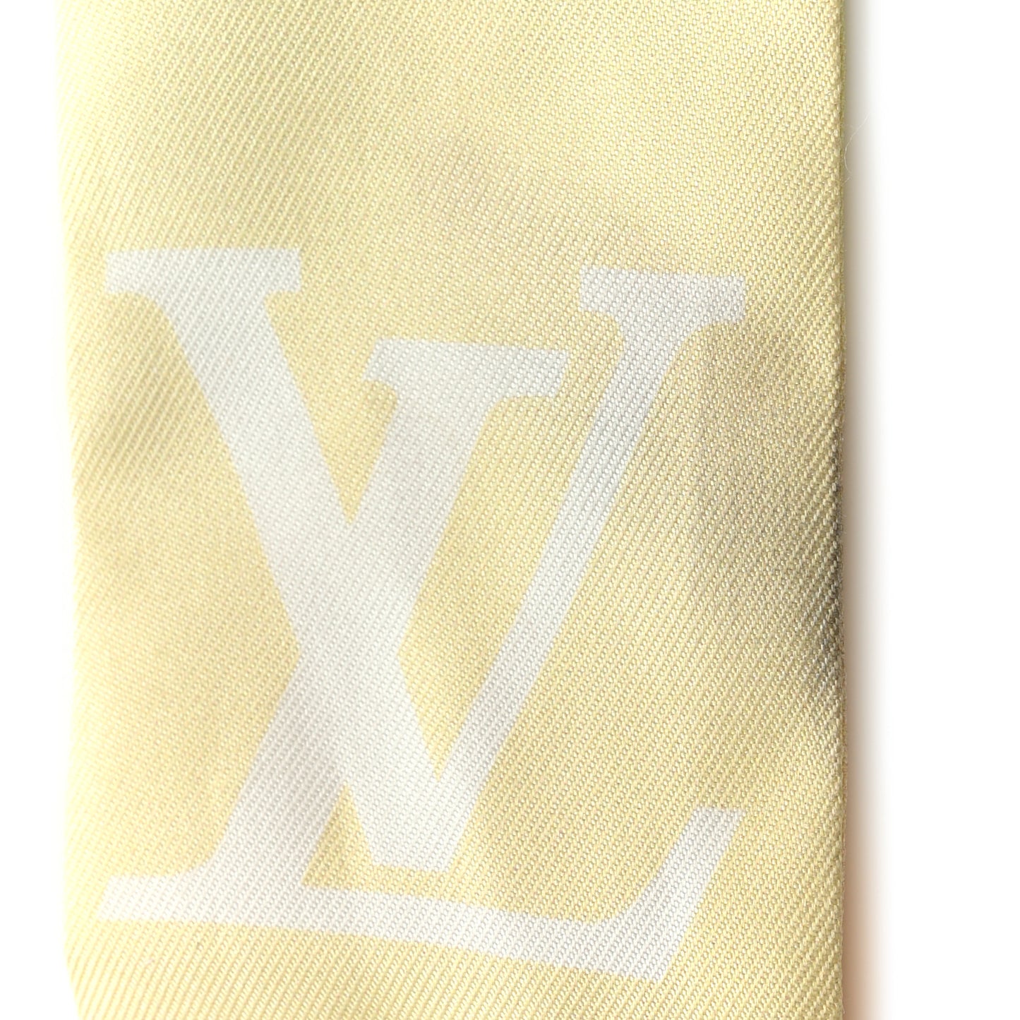 Silk Monogram LV Aurora Nano Bandeau Yellow