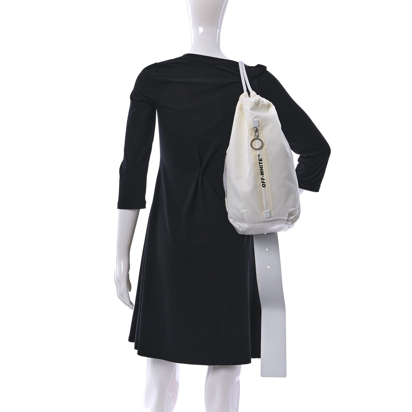 Nylon Convertible Bum Bag Bag White