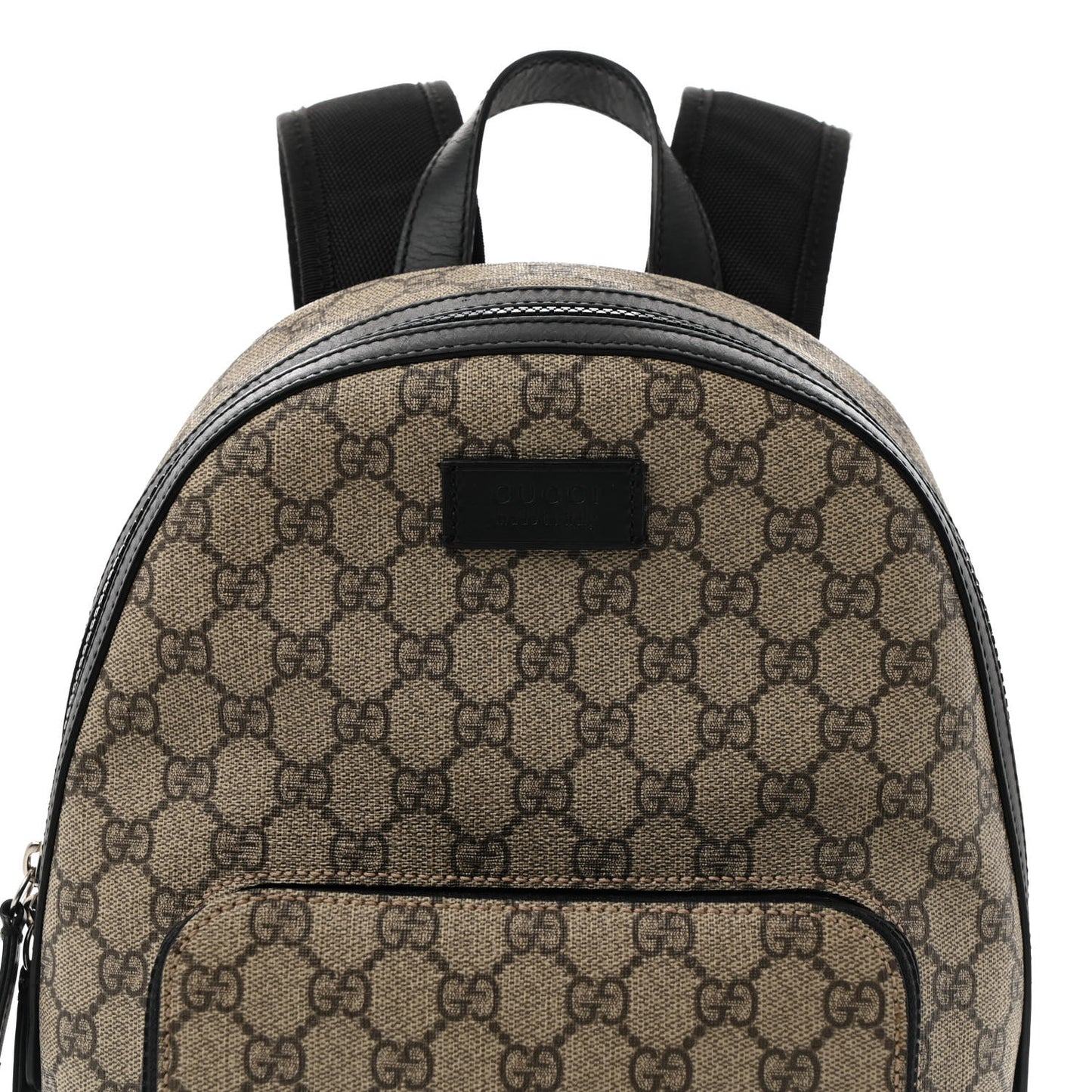 GG Supreme Monogram Small Eden Day Backpack Black