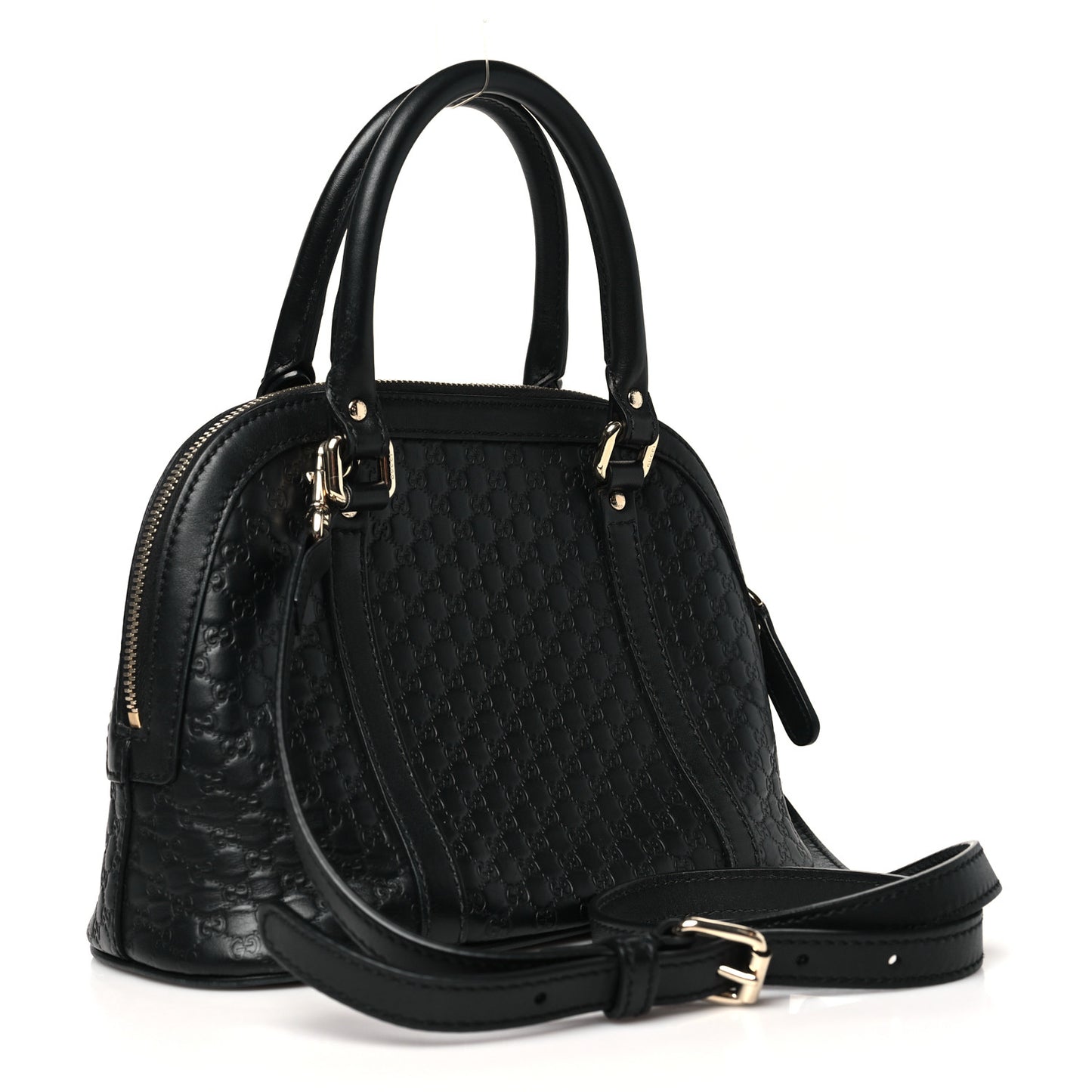 Microguccissima Mini Dome Bag Black