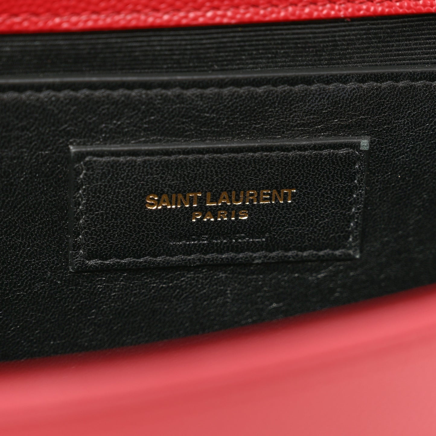 Grain De Poudre Medium Monogram Kate Satchel Rouge Eros