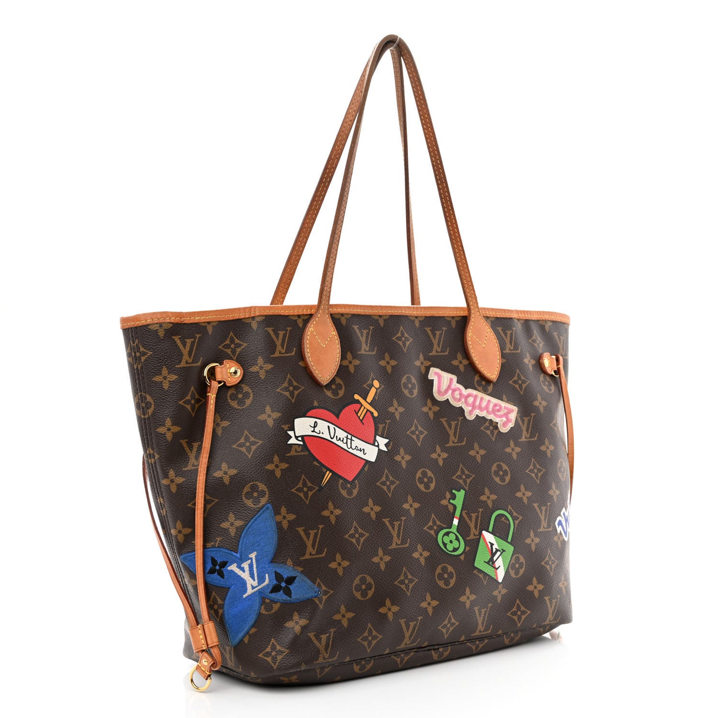 Monogram Travel Stickers Neverfull MM