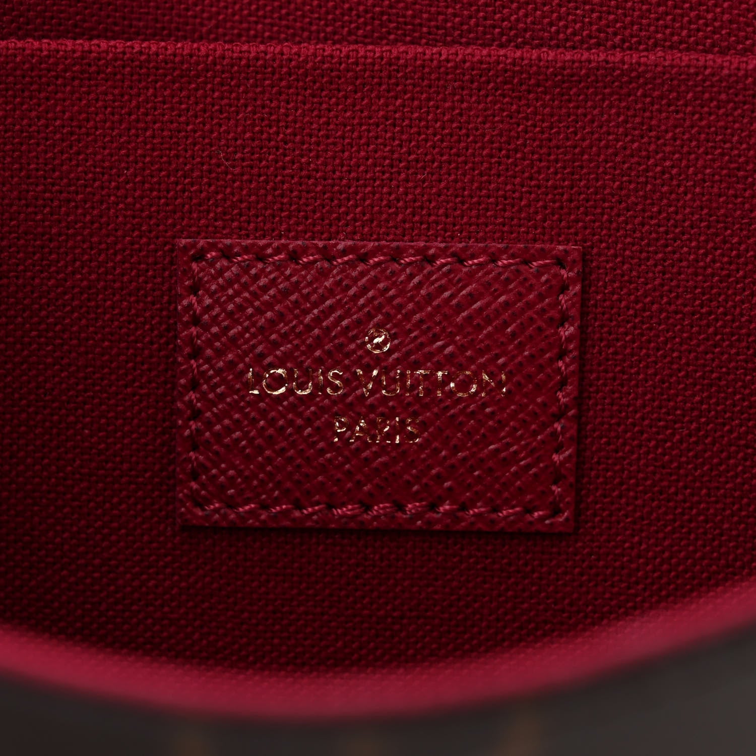 Louis Vuitton Monogram Pochette Felicie Chain Wallet Fuchsia 7 of 11