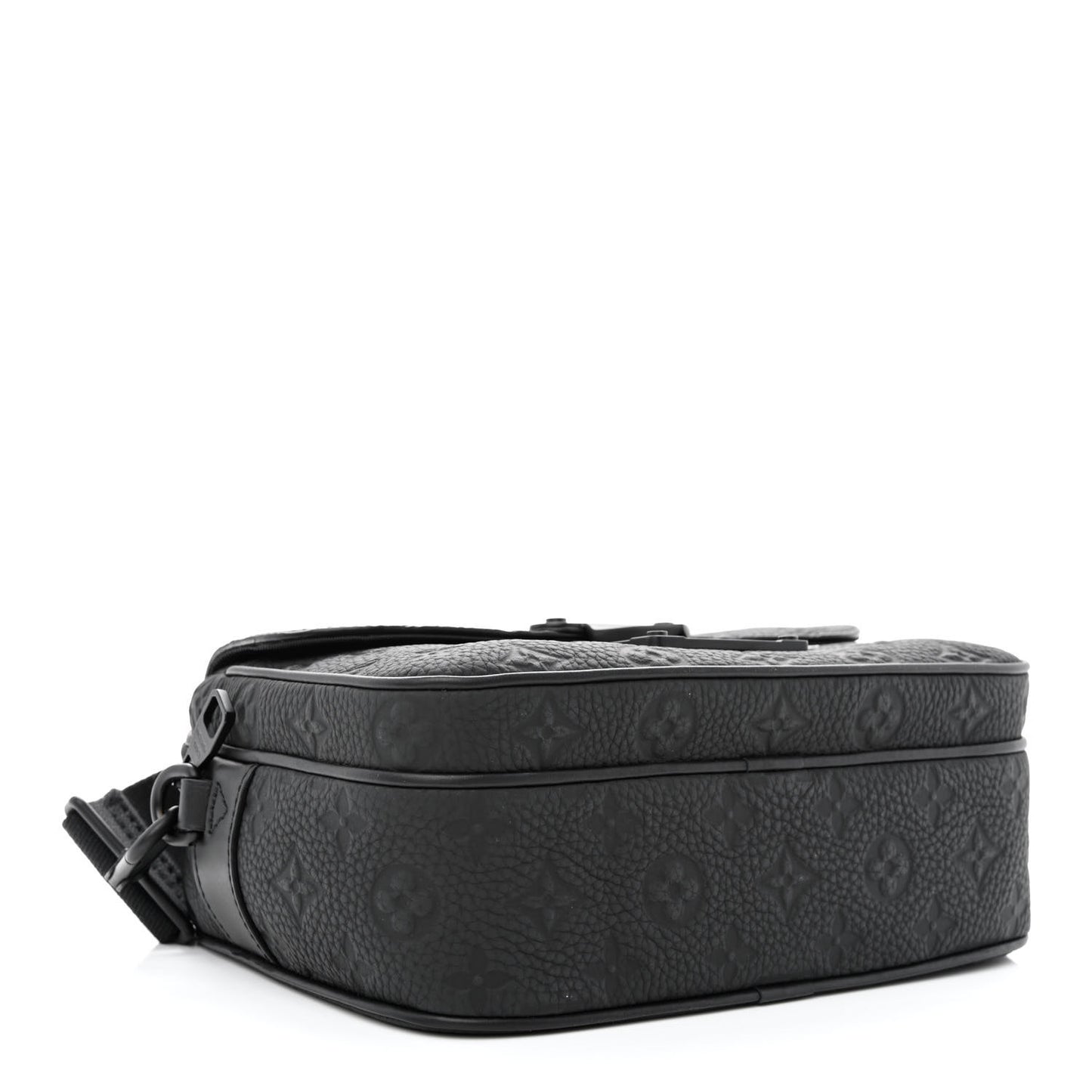 Taurillon Monogram S Lock Messenger Black