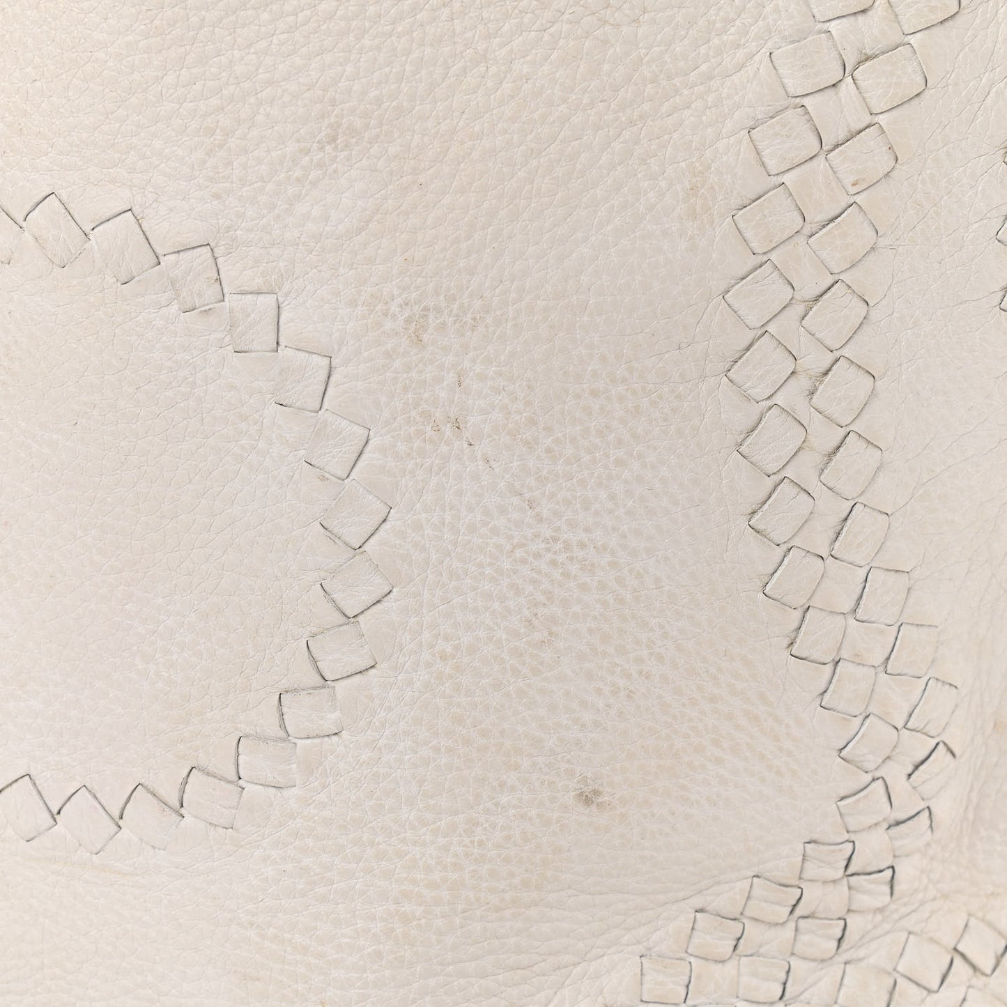 Nappa Intrecciato Tote White