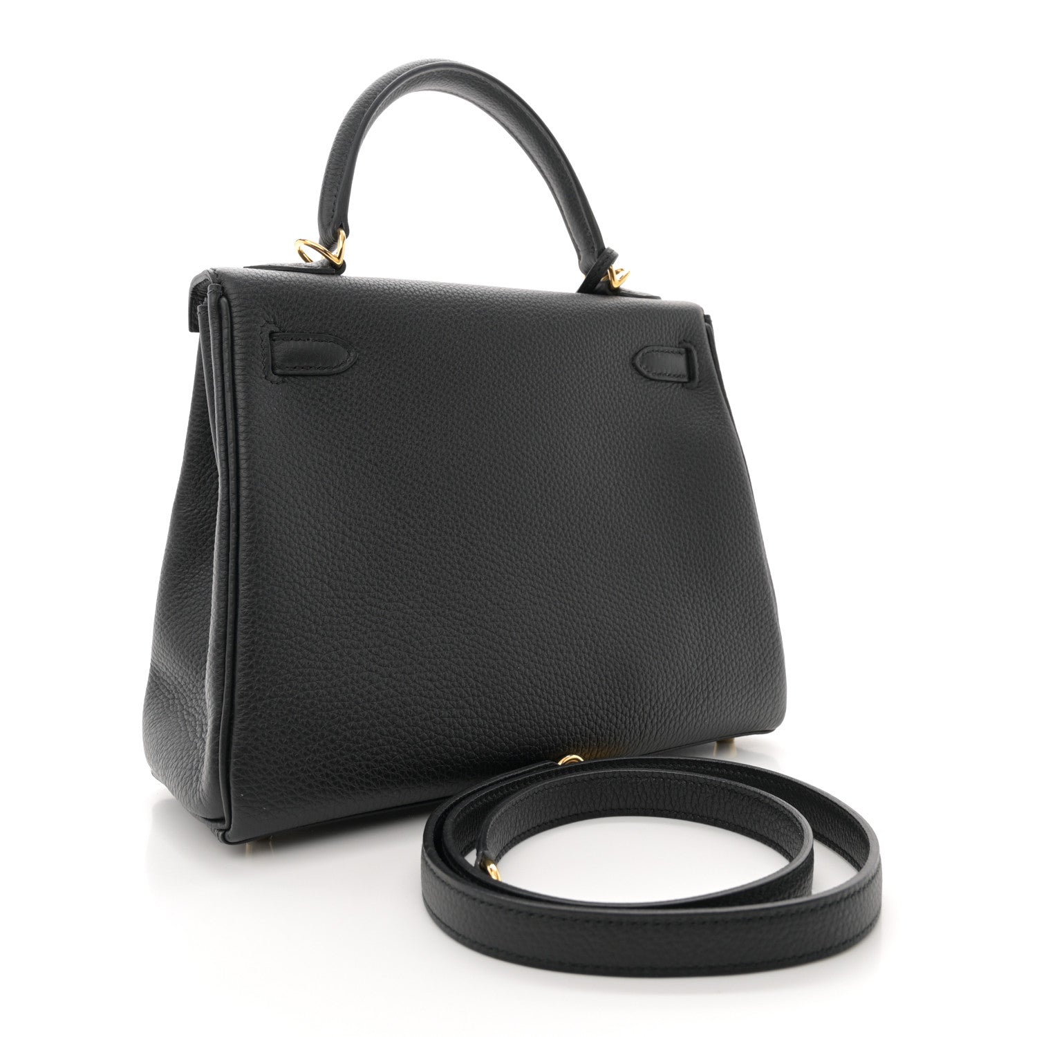 Hermes Togo Kelly Retourne 25 Black 3 of 11