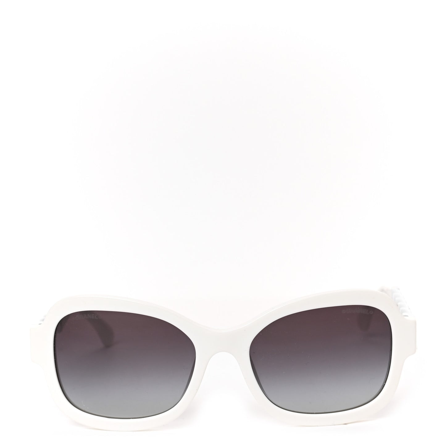 Acetate Chain Sunglasses 5470-Q-A White