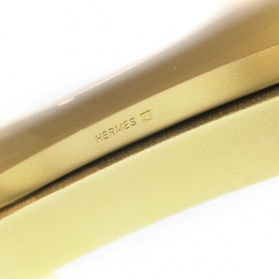 Leather Mens Belt w/ Gold H Buckle Black