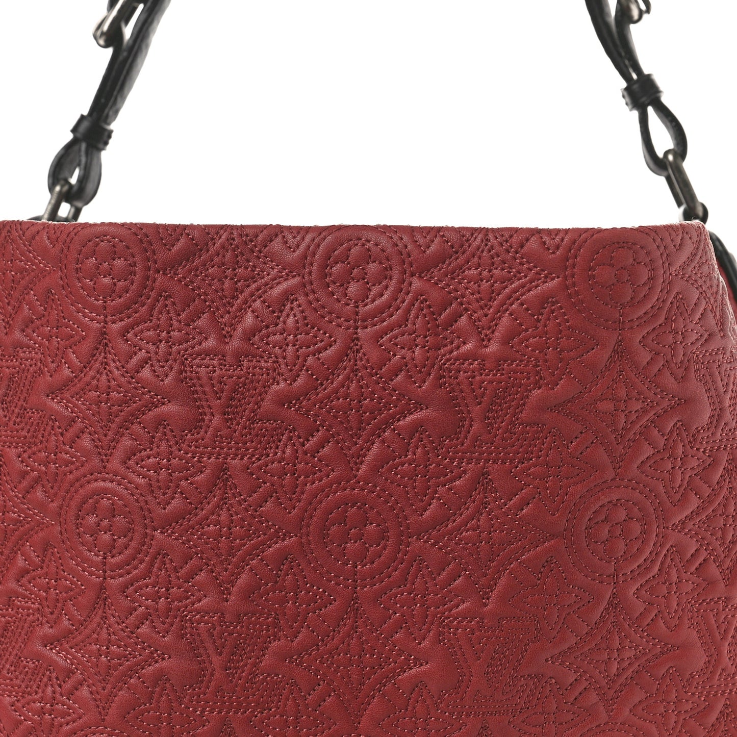 Monogram Lambskin Antheia Hobo PM Framboise