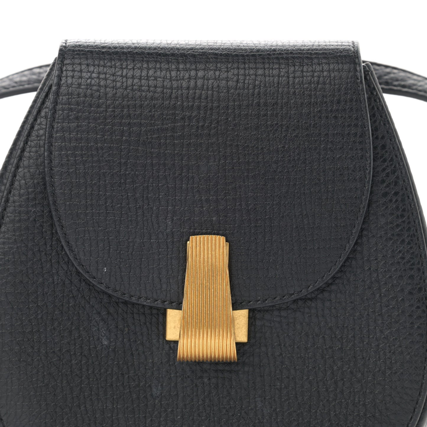 Palmellato Calfskin Rounded Belt Bag Black